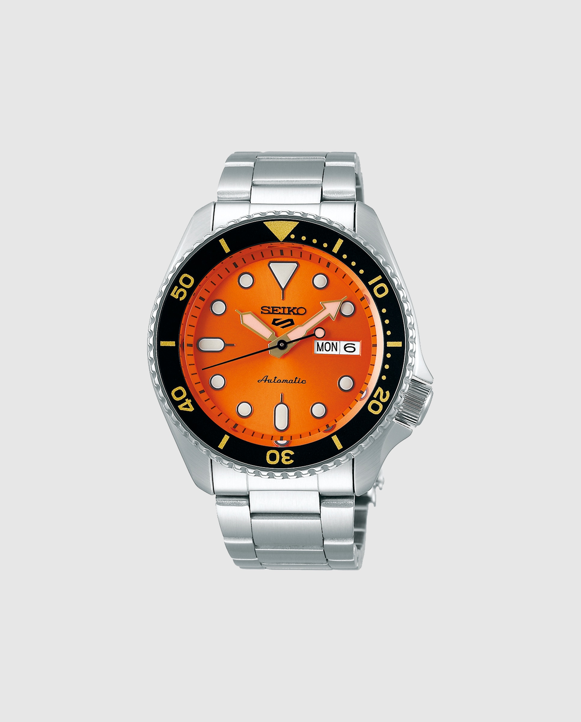 Imagem 0 de Relógio 5 Sports Srpd59k1 Automático de Aço e Bracelete Prateada