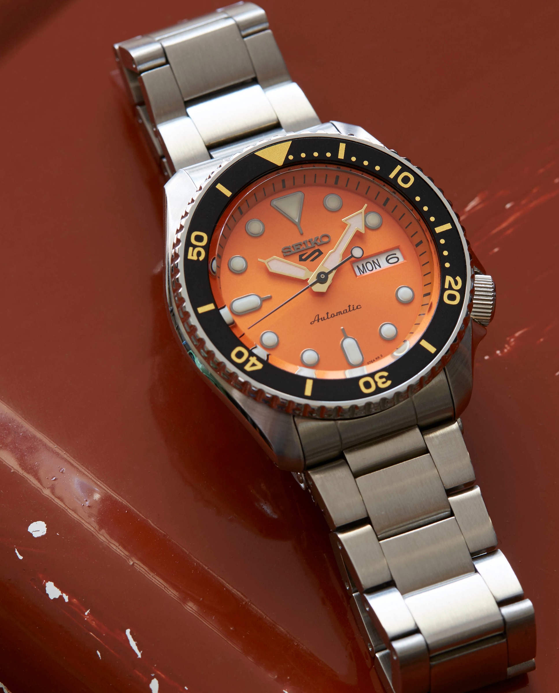 Relógio 5 Sports Srpd59k1 Automático de Aço e Bracelete Prateada Prata-2