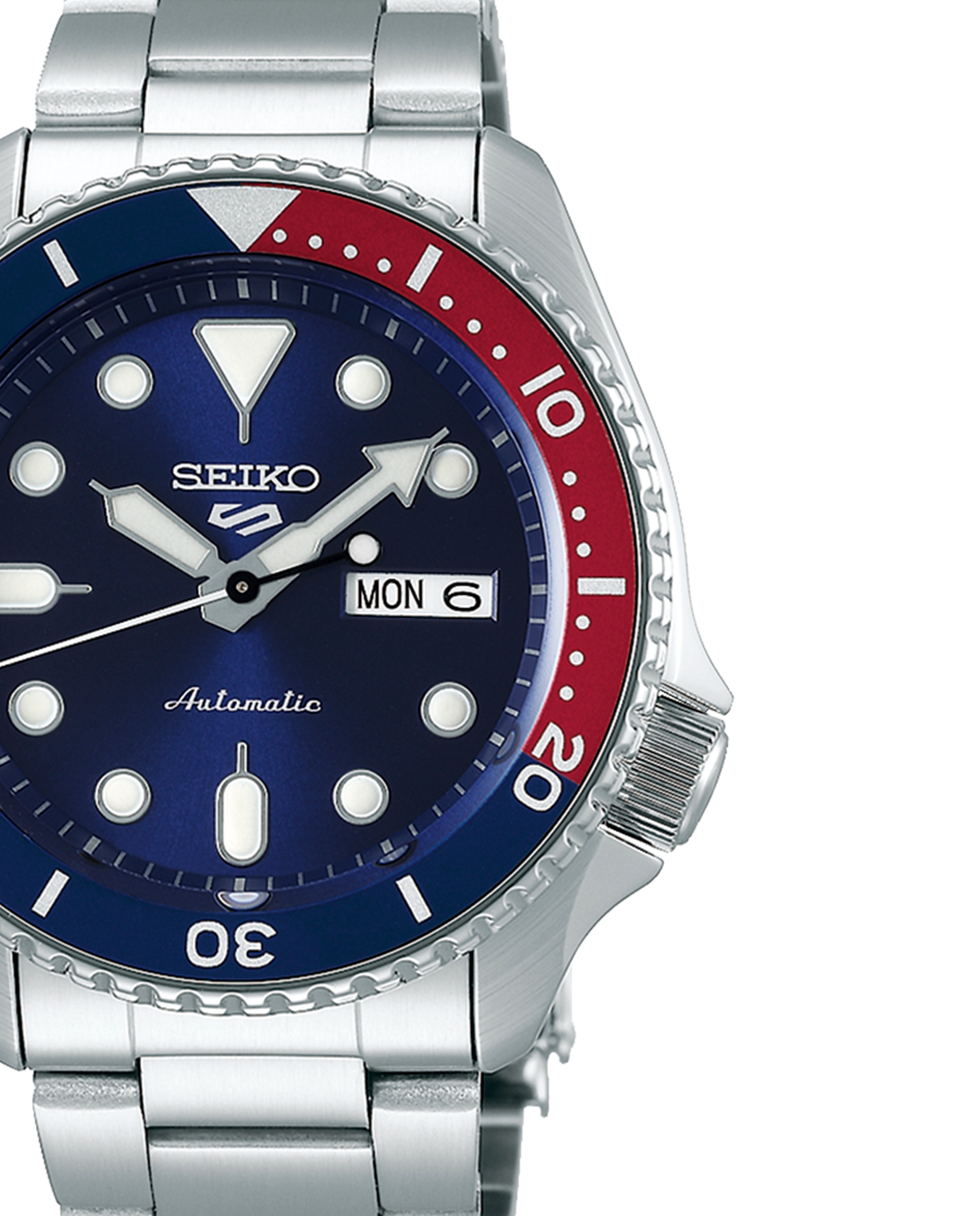 Relógio 5 Sports Srpd53k1 Automático de Aço e Bracelete Prateada Prata-2