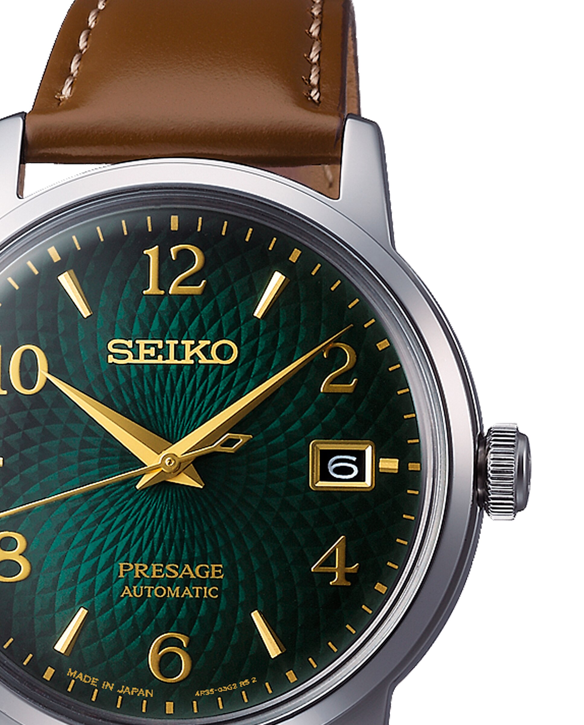 Relógio Presage Srpe45j1 Automático de Pele e Bracelete em Castanho Castanho-2