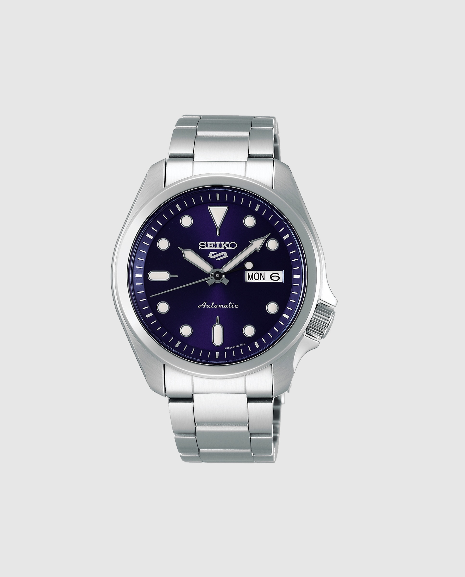 Relógio 5 Sports Srpe53k1 Automático de Aço e Bracelete Prateada Prata-1