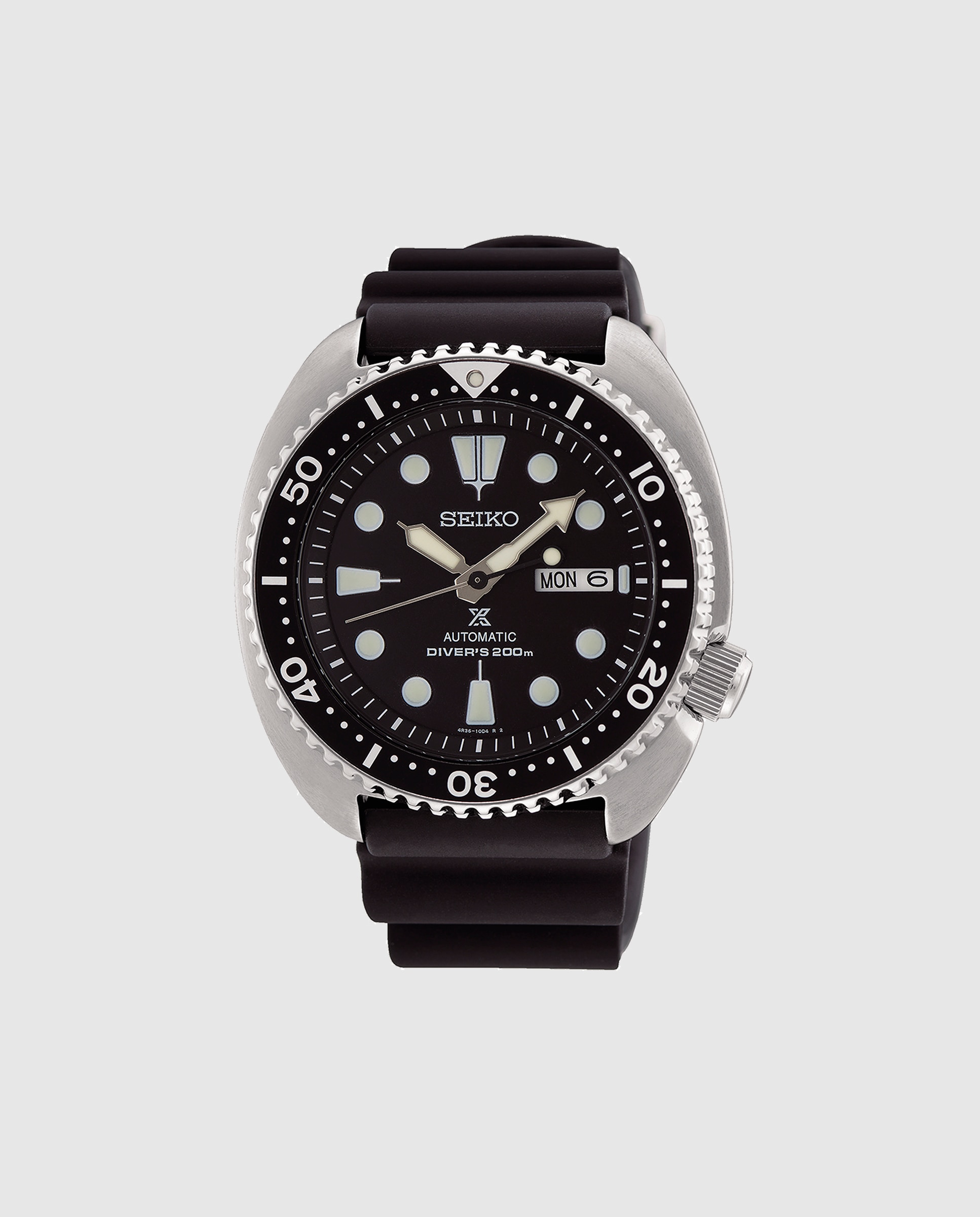 Relógio Prospex Srpe93k1 de Silicone e Correia em Preto Preto-1