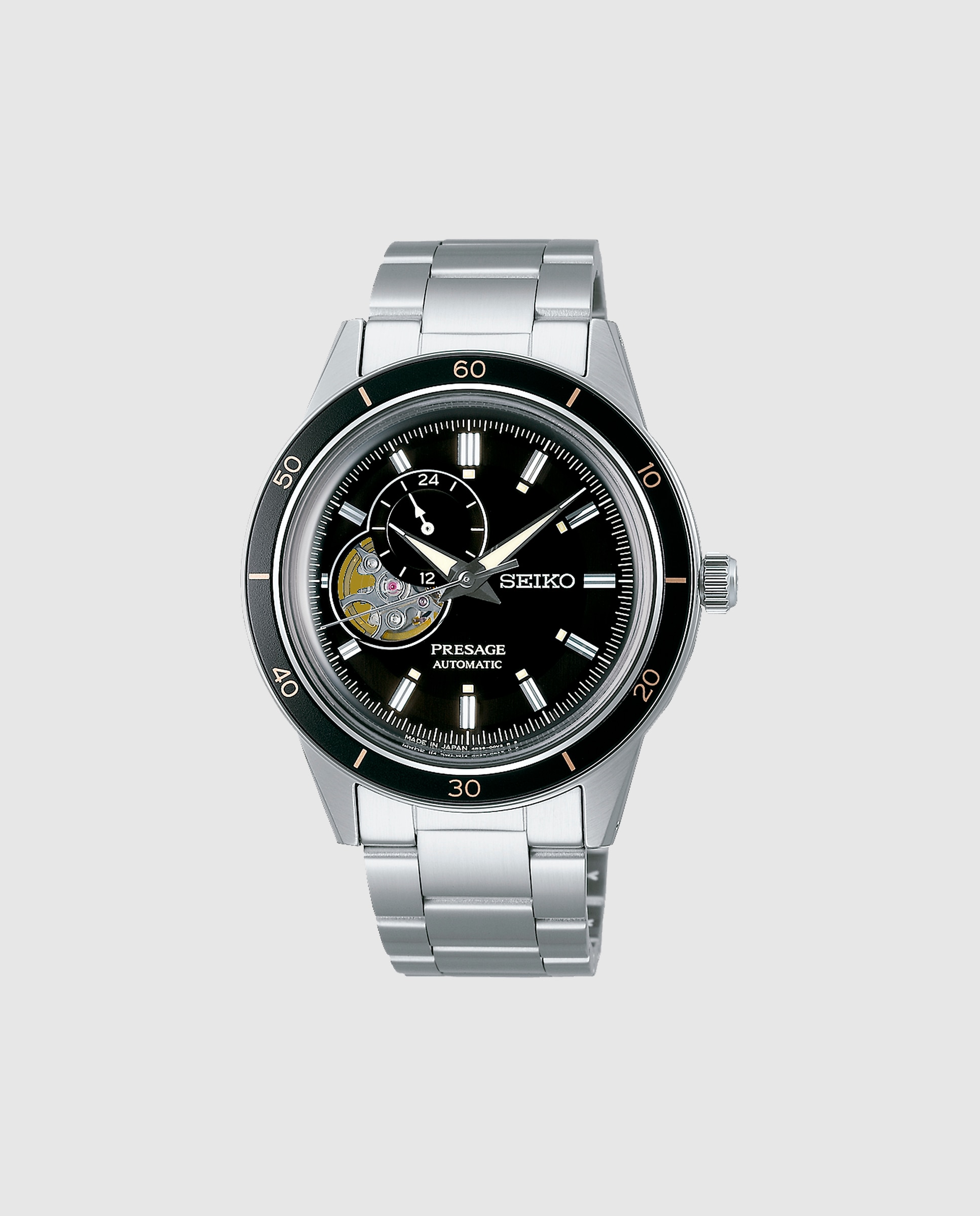 Relógio Presage Ssa425j1 Automático de Aço e Bracelete Prateada Prata-1