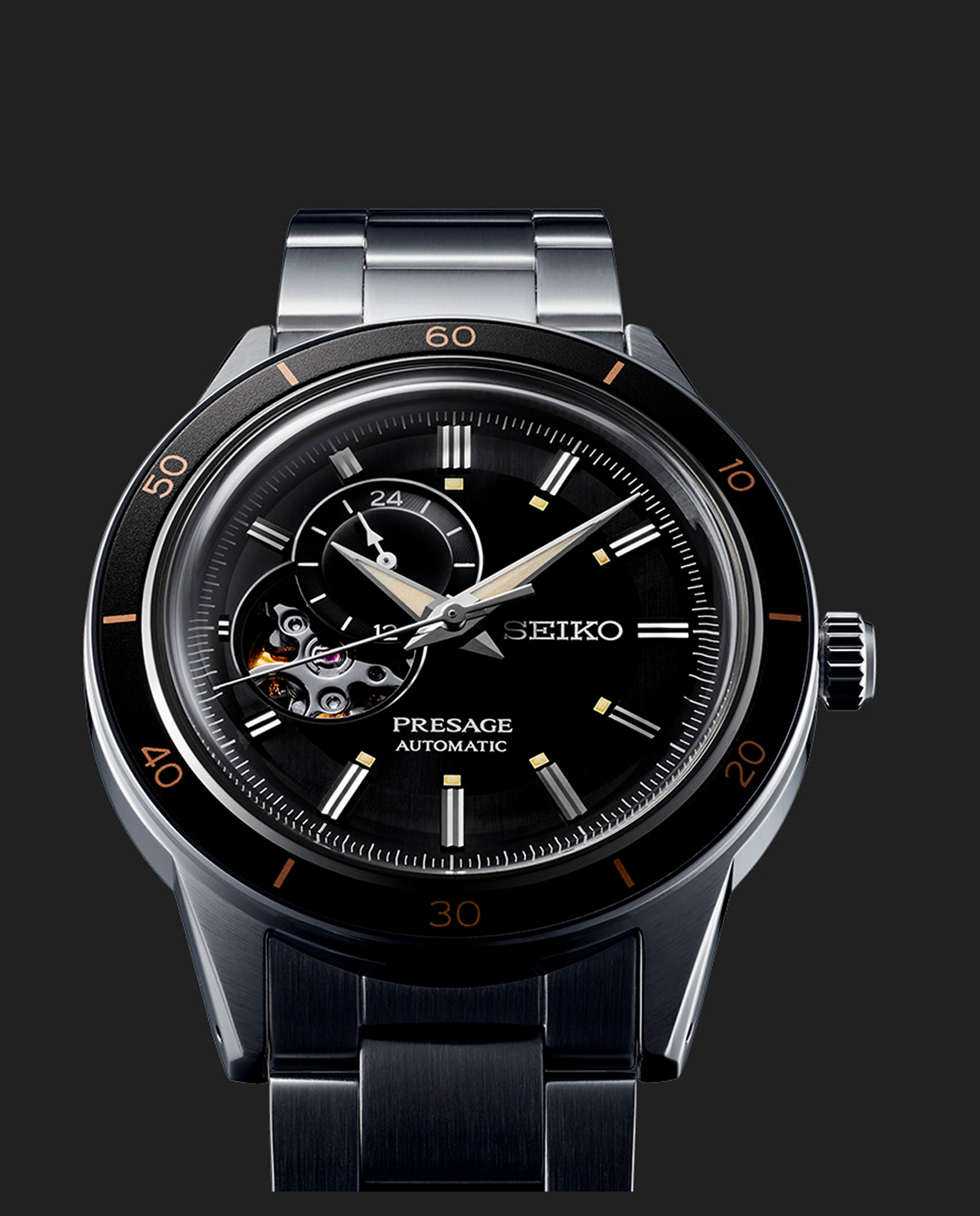 Relógio Presage Ssa425j1 Automático de Aço e Bracelete Prateada Prata-3