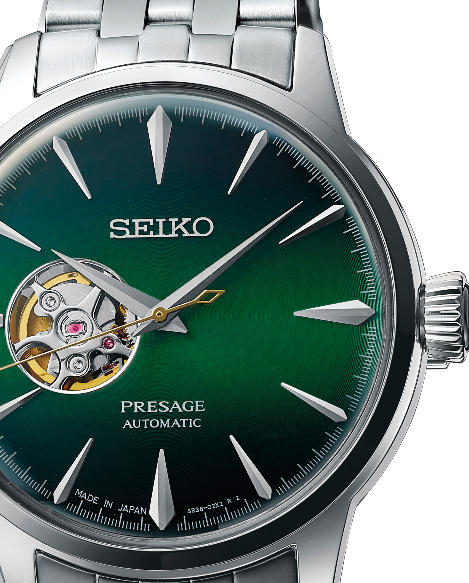 Relógio Presage Ssa441j1 Automático de Aço e Bracelete Prateada Prata-2