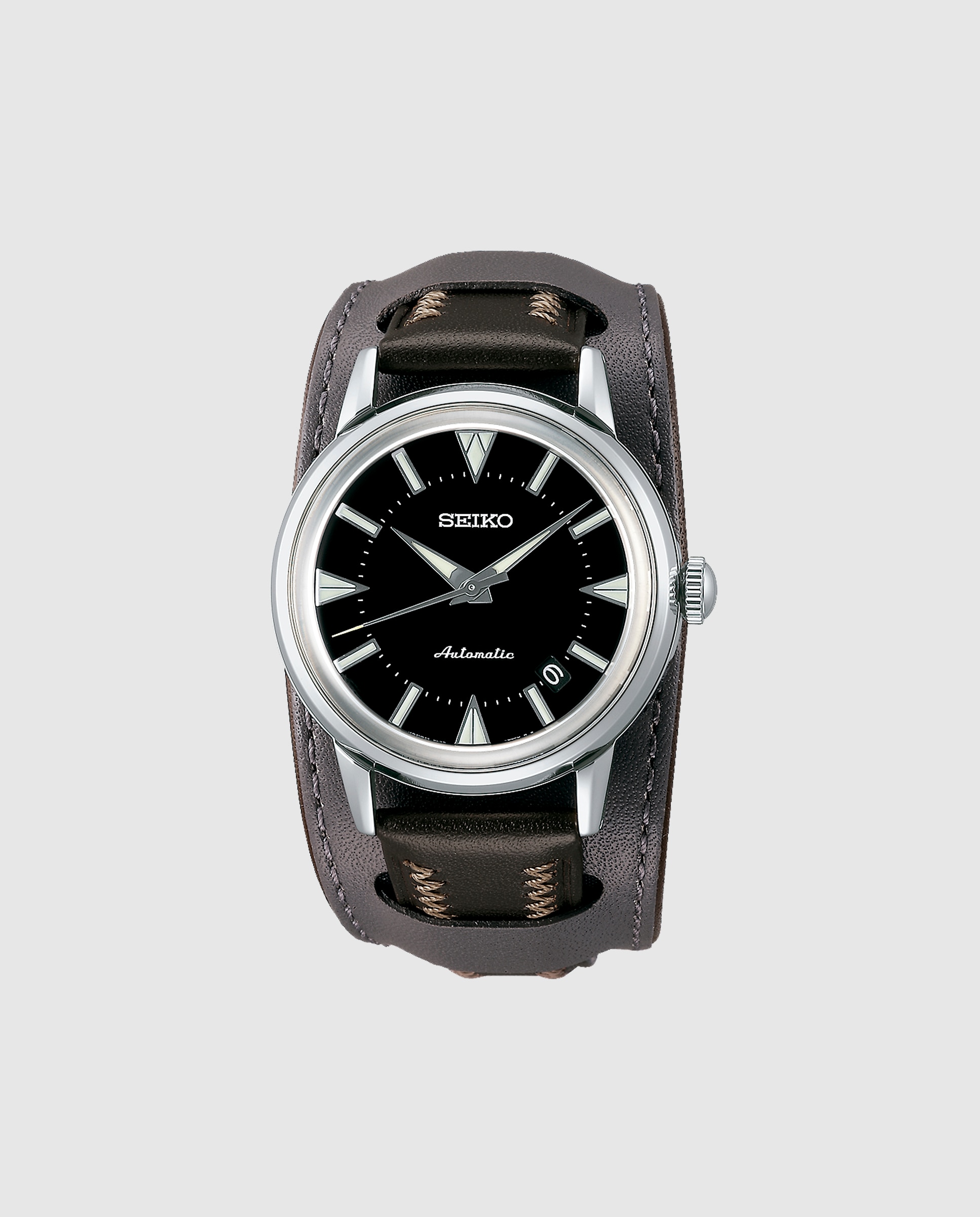 Imagem 0 de Relógio Prospex Sje085j1 de Pele e Correia em Castanho