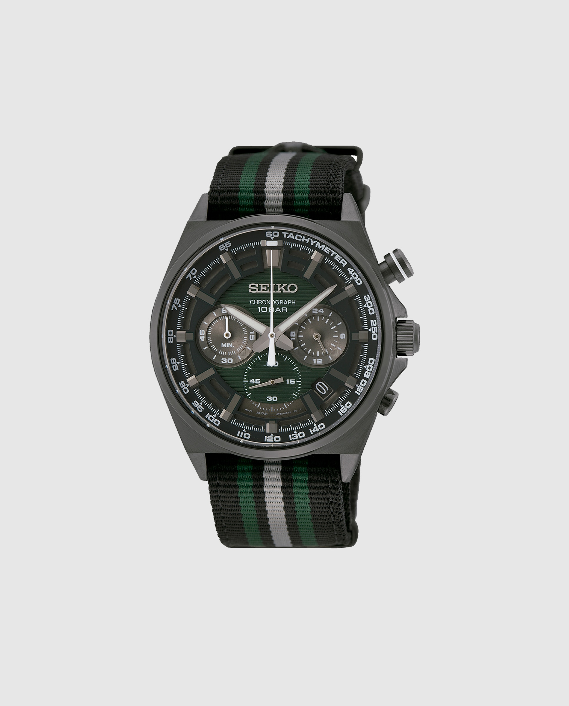 Relógio Neo Sports Ssb411p1 de Nylon e Correia Verde Preto-1