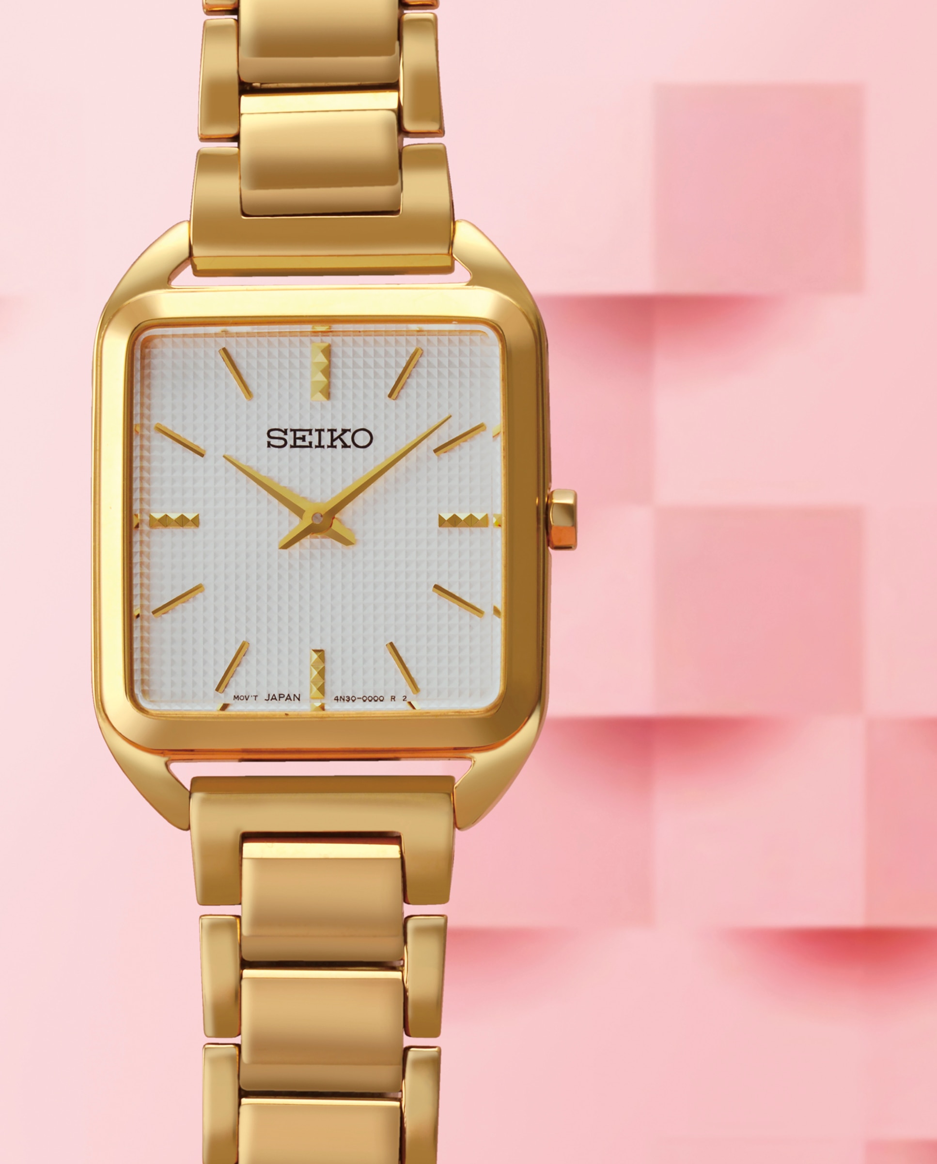 Relógio Ladies Swr078p1 de Aço e Bracelete Dourada Ouro-3