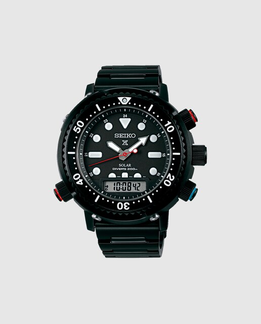 Imagem 0 de Relógio Prospex Snj037p1 de Aço e Correia em Preto