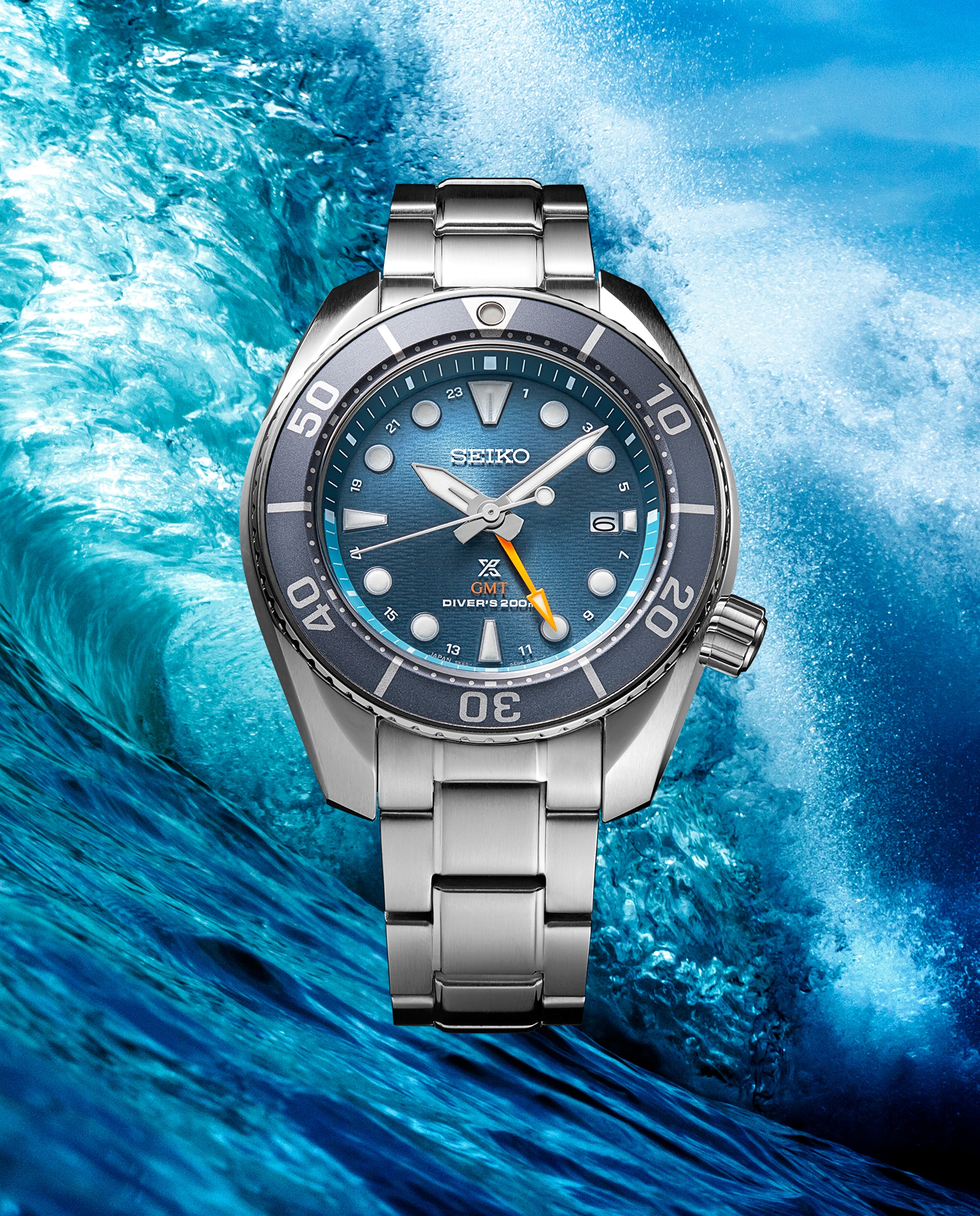 Relógio Prospex Sfk001j1 de Aço e Bracelete Prateada Prata-3