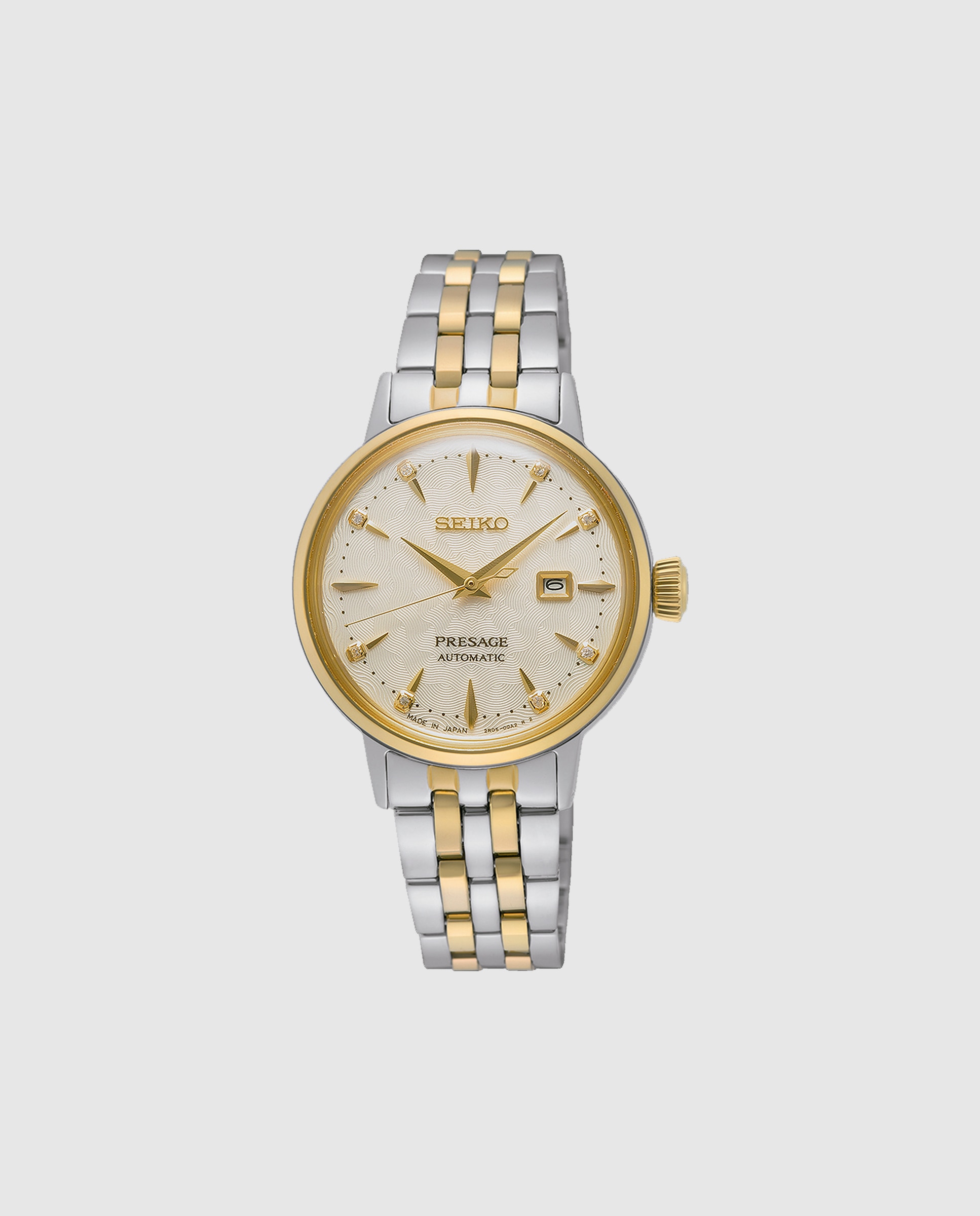 Imagem 0 de Relógio Presage Sre010j1 Automático de Aço e Bracelete Prateada