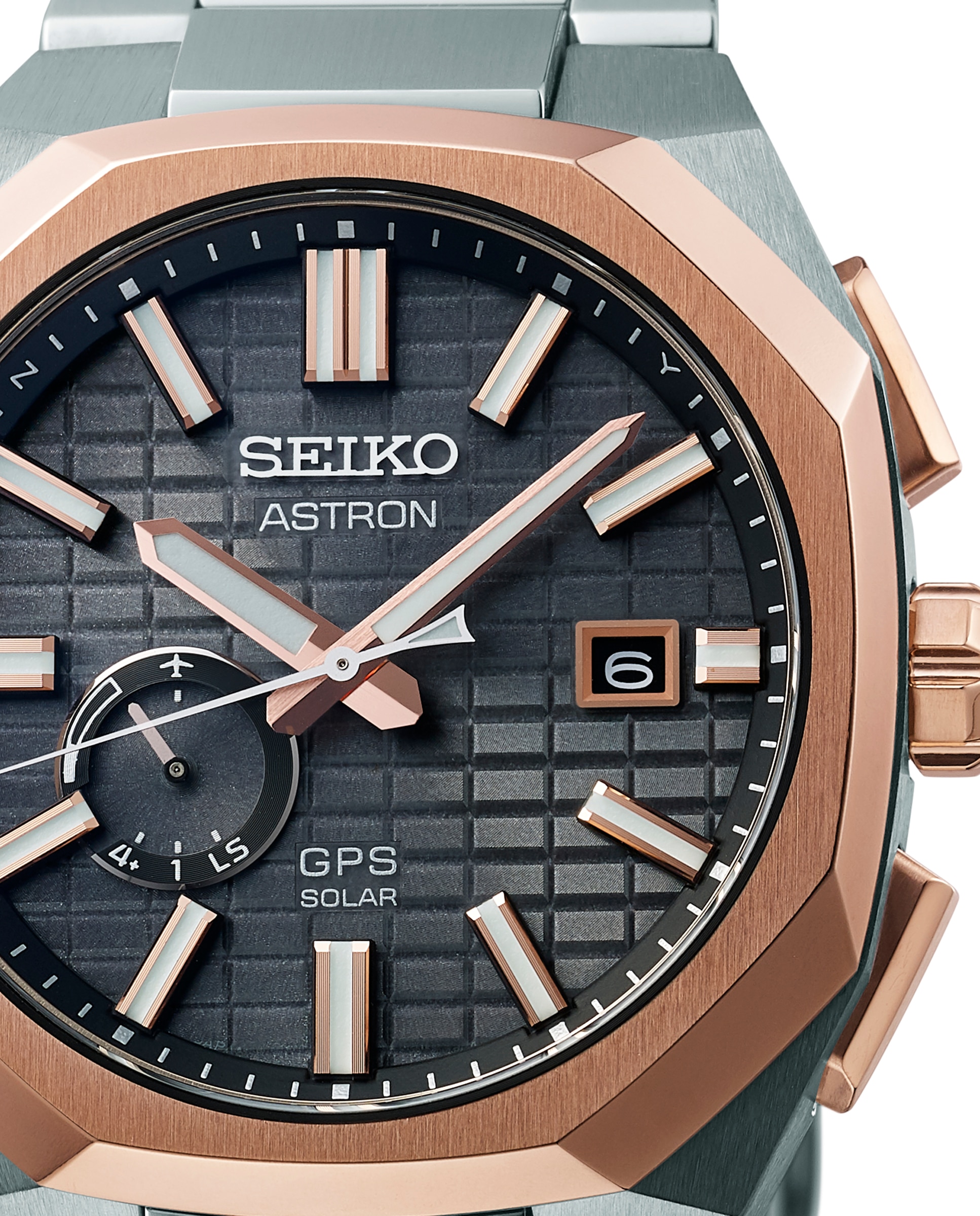 Relógio Astron Ssj014j1 de Titânio e Bracelete Prateada Prata-2