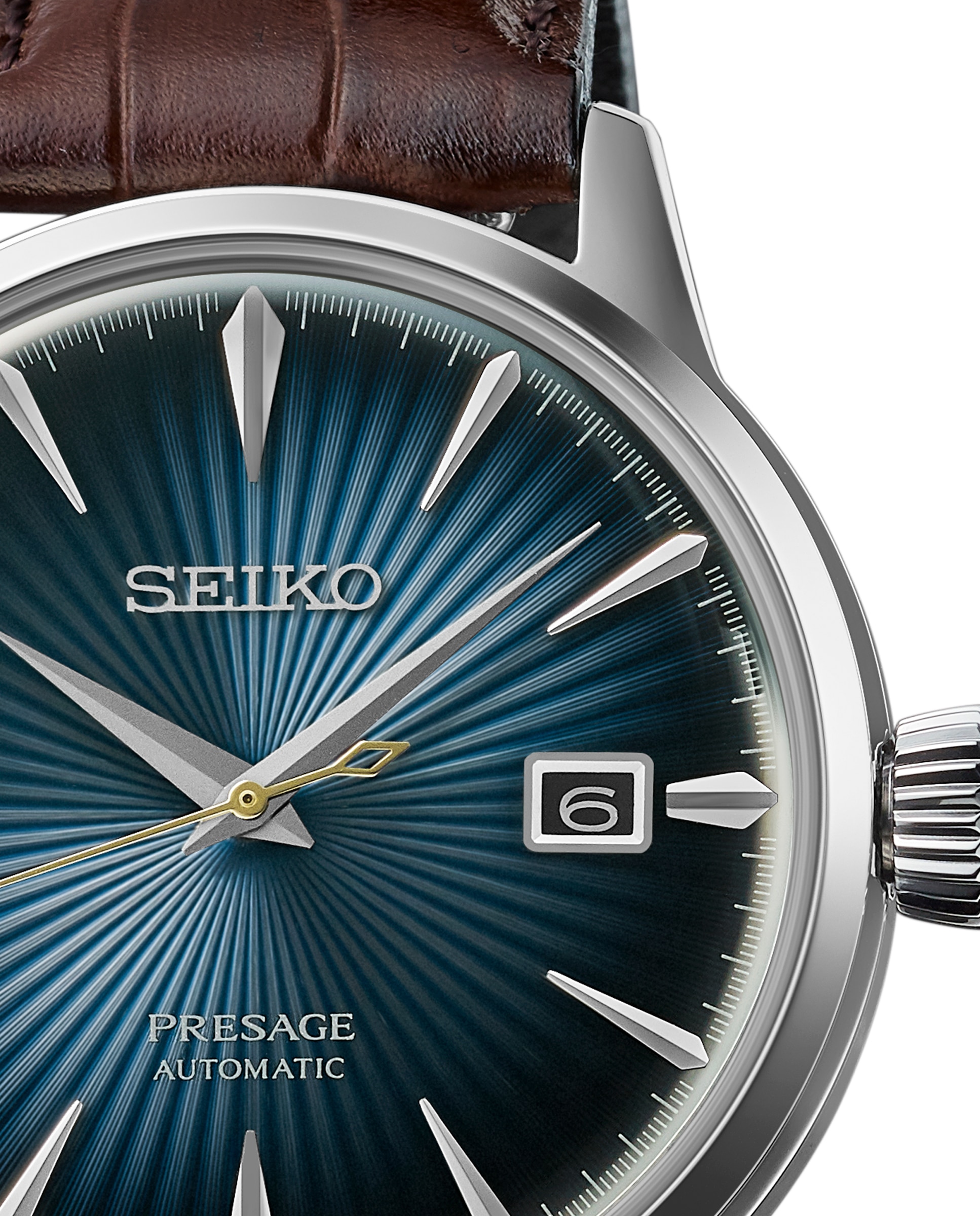 Relógio Presage Srpk15j1 Automático de Pele e Bracelete em Castanho Castanho-2