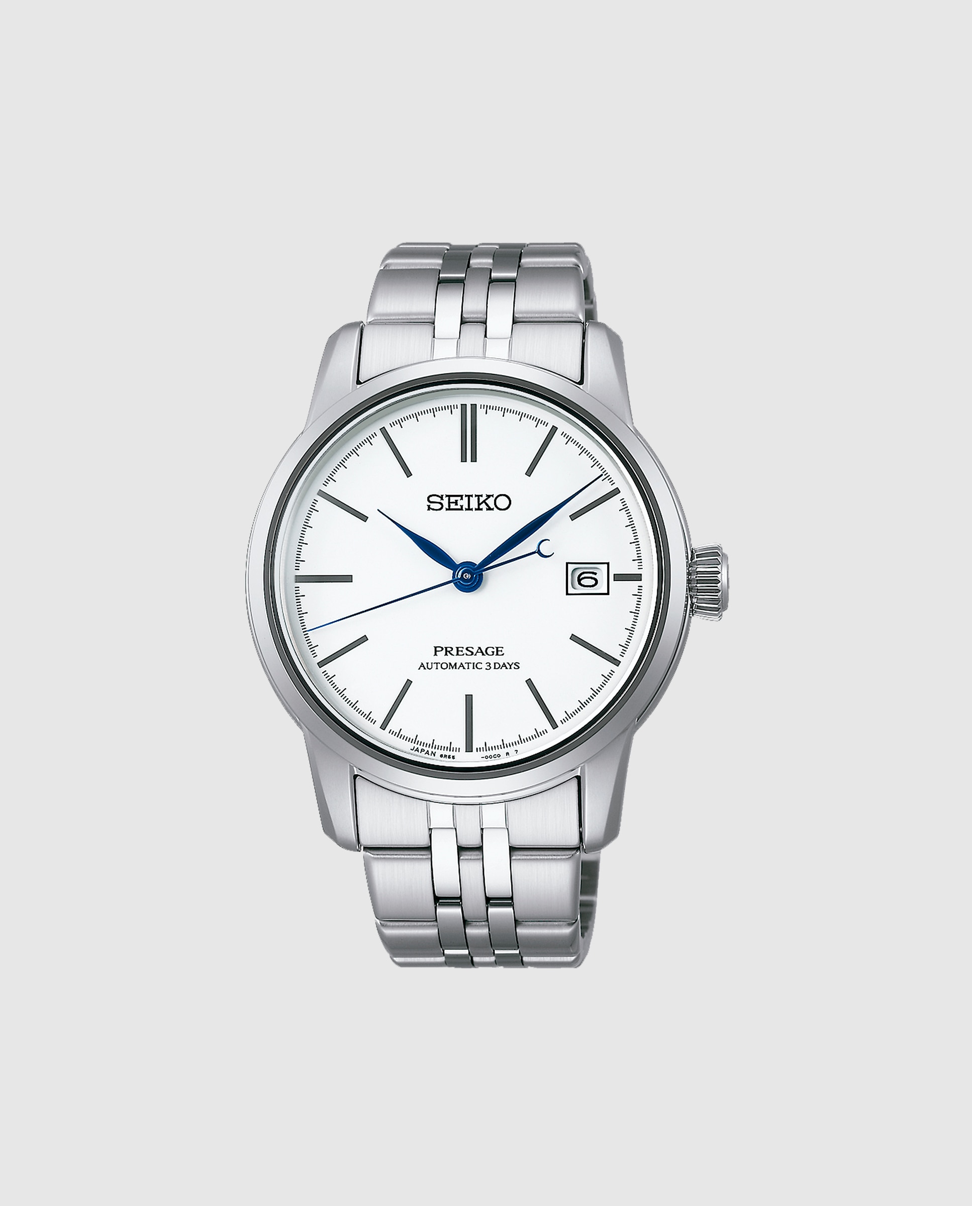 Relógio Presage Spb403j1 Automático de Aço e Bracelete Prateada Prata-1