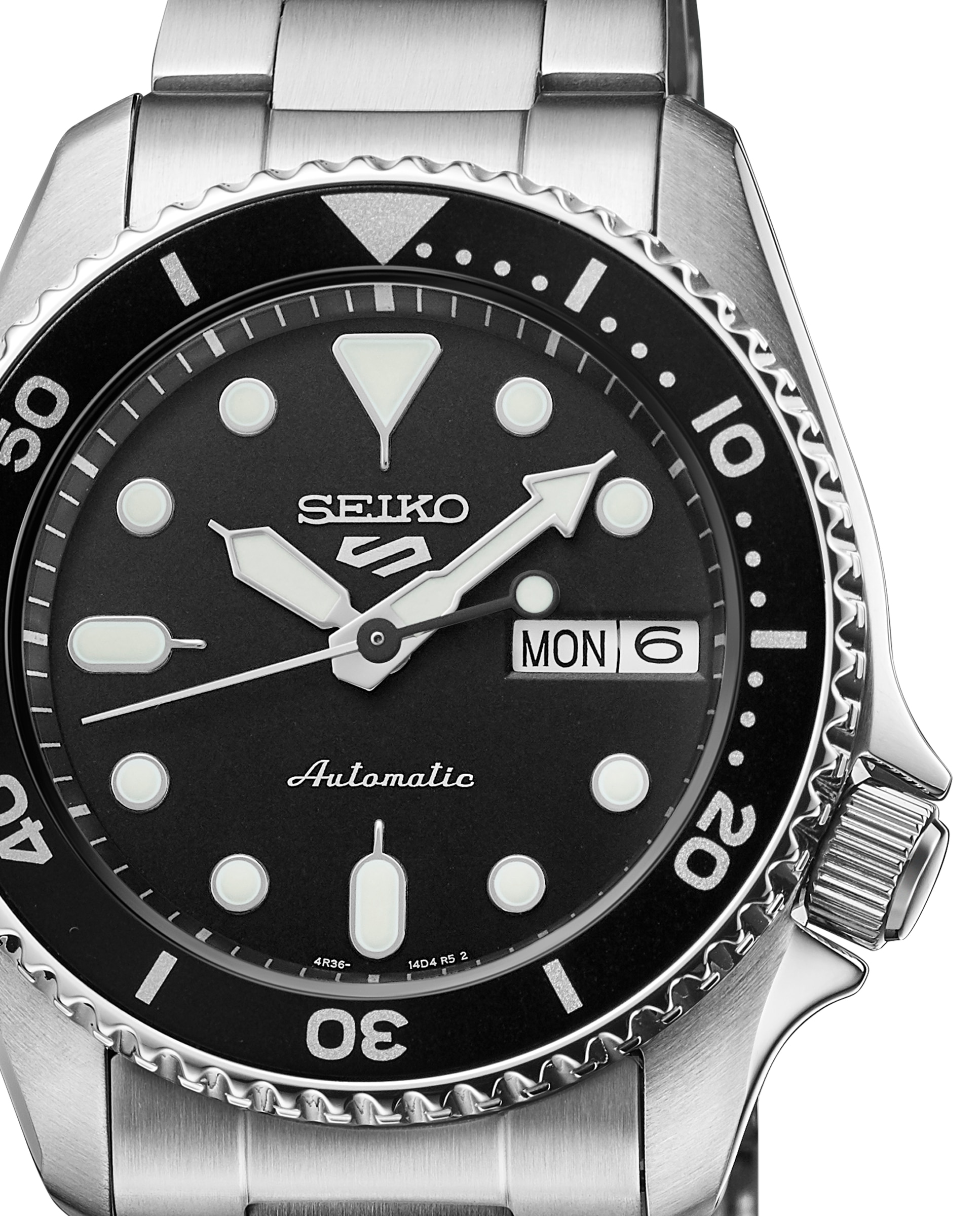 Relógio 5 Sports Srpk29k1 Automático de Aço e Bracelete Prateada Prata-2