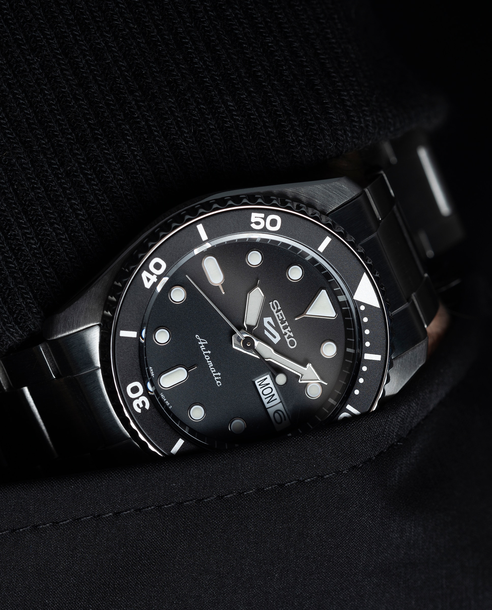 Relógio 5 Sports Srpk29k1 Automático de Aço e Bracelete Prateada Prata-3