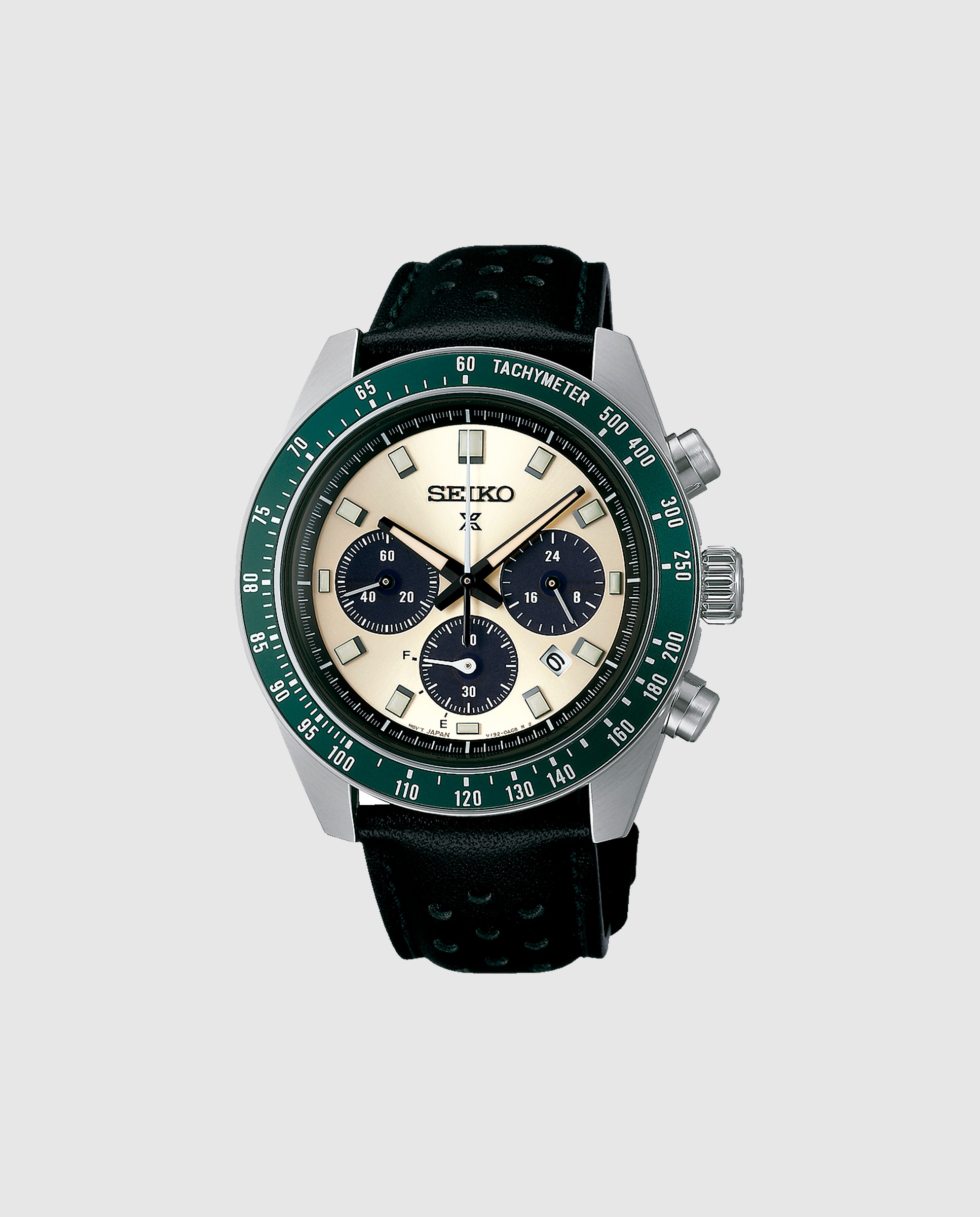 Relógio Prospex Ssc943p1 de Pele e Bracelete em Preto Preto-1
