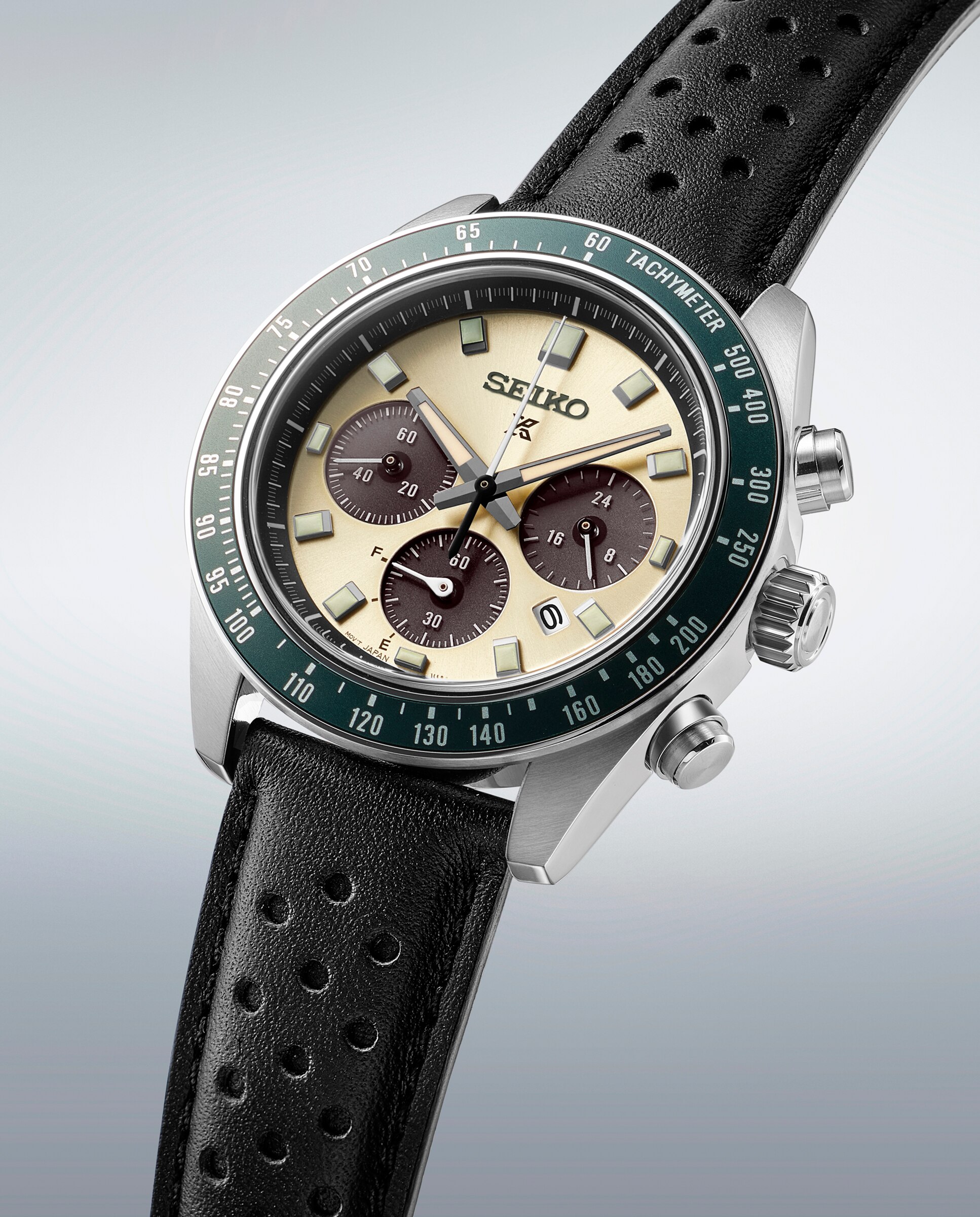 Relógio Prospex Ssc943p1 de Pele e Bracelete em Preto Preto-4