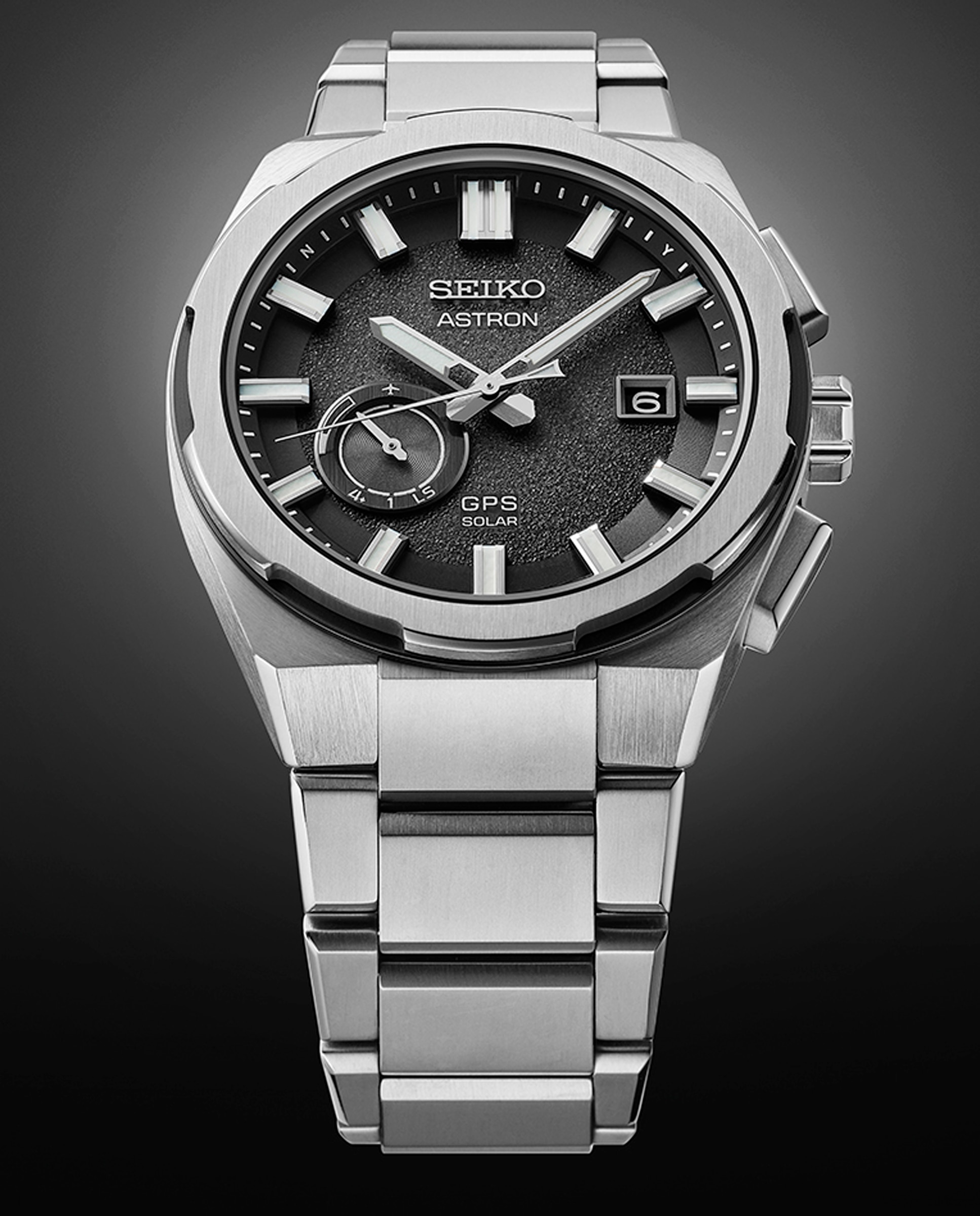 Relógio Astron Ssj025j1 de Titânio e Bracelete Prateada Prata-4
