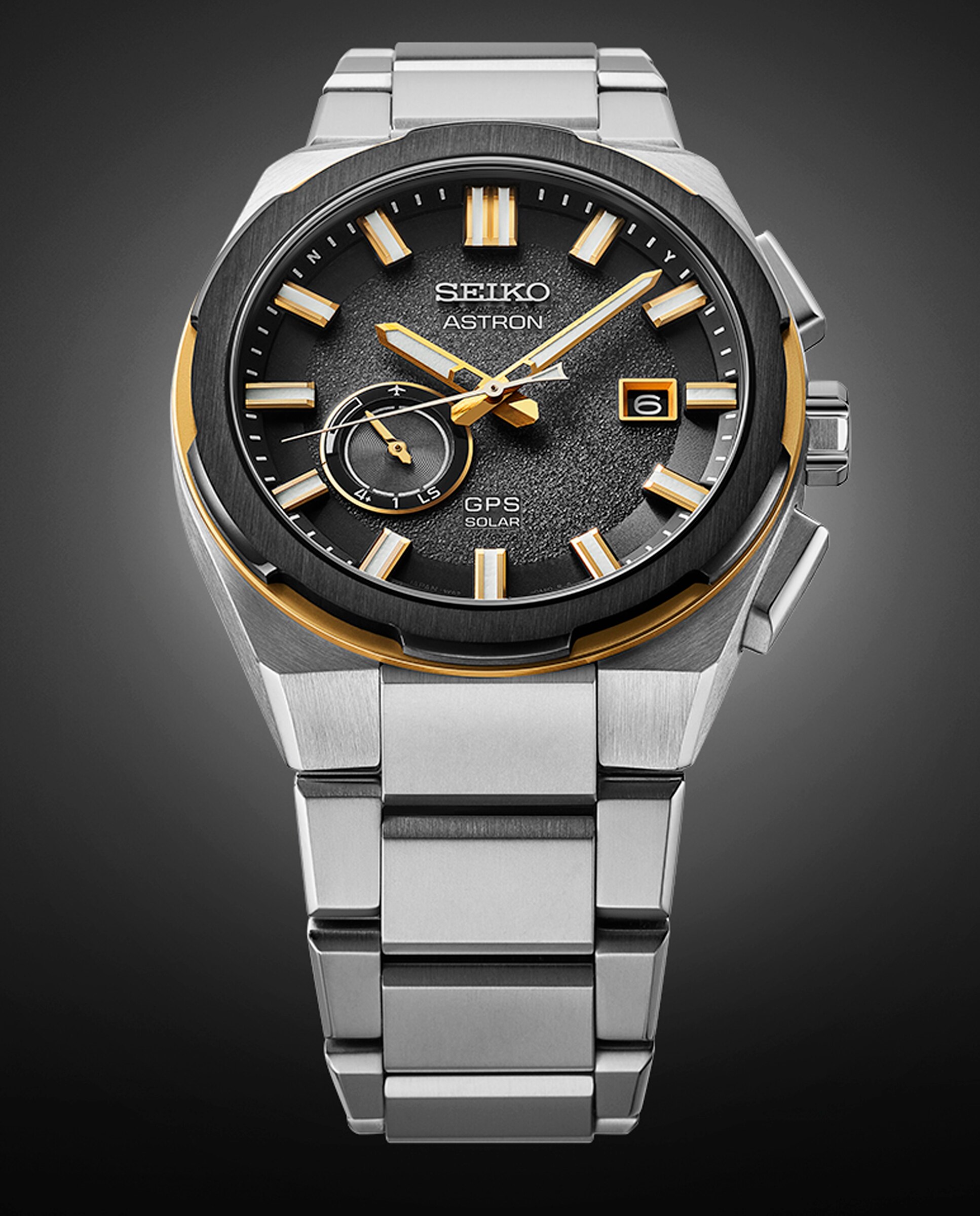 Relógio Astron Ssj026j1 de Titânio e Bracelete Prateada Prata-4