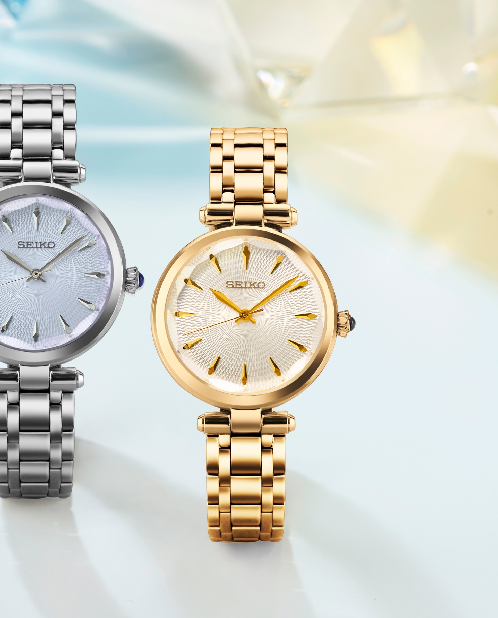 Relógio Ladies Srz554p1 de Aço e Bracelete Dourada Ouro-3