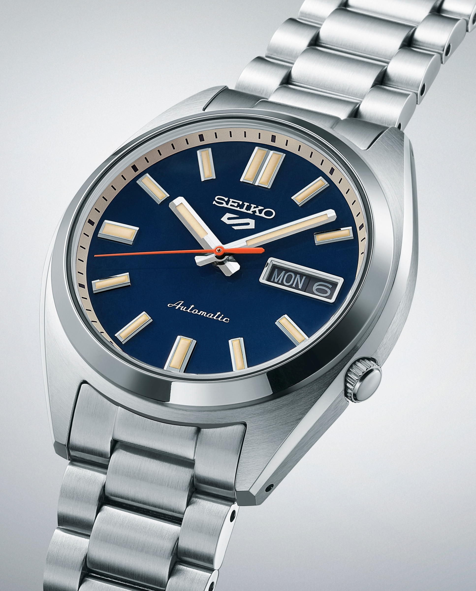 Relógio 5 Sports Srpk87k1 Automático de Aço e Bracelete Prateada Prata-3