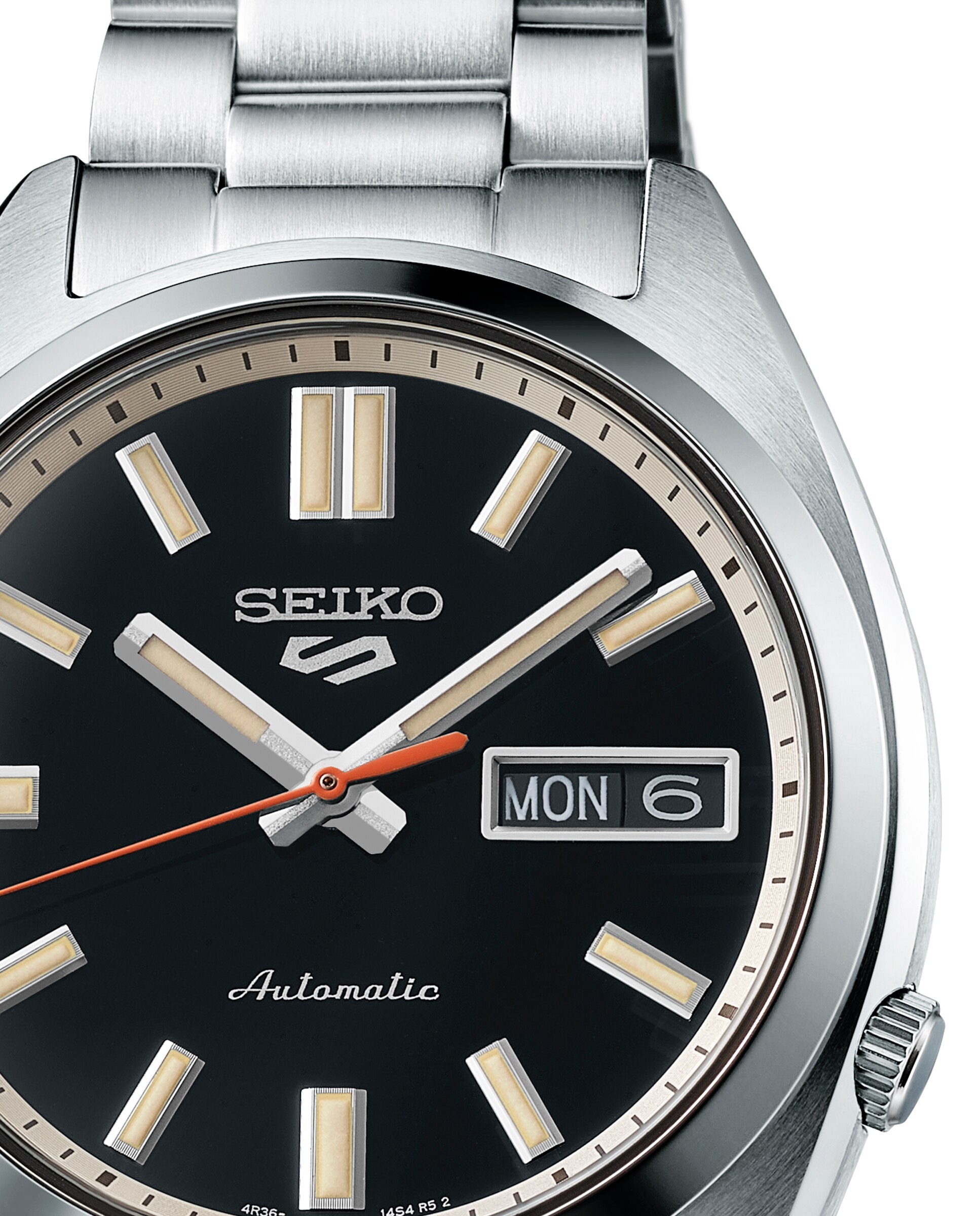 Relógio 5 Sports Srpk89k1 Automático de Aço e Bracelete Prateada Prata-2