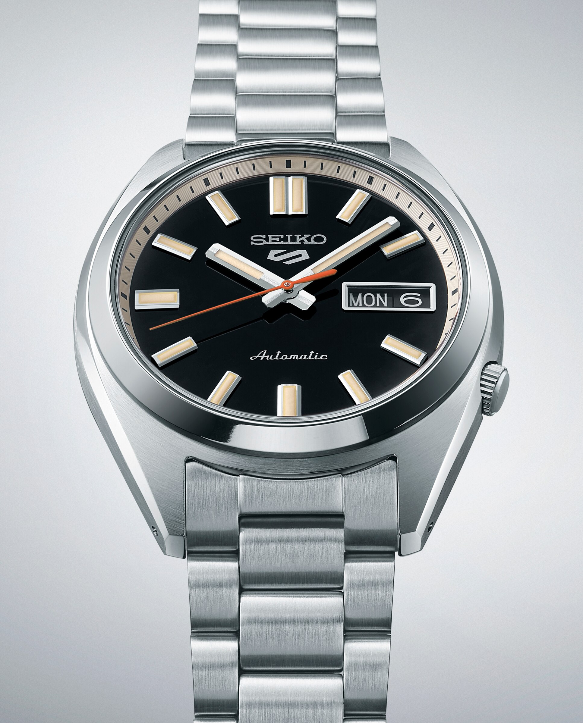 Relógio 5 Sports Srpk89k1 Automático de Aço e Bracelete Prateada Prata-3