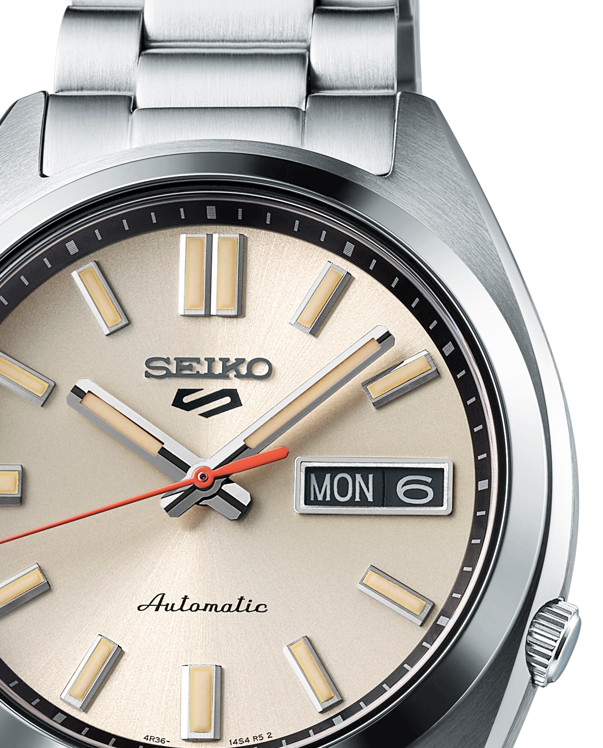 Relógio 5 Sports Srpk91k1 Automático de Aço e Bracelete Prateada Prata-2