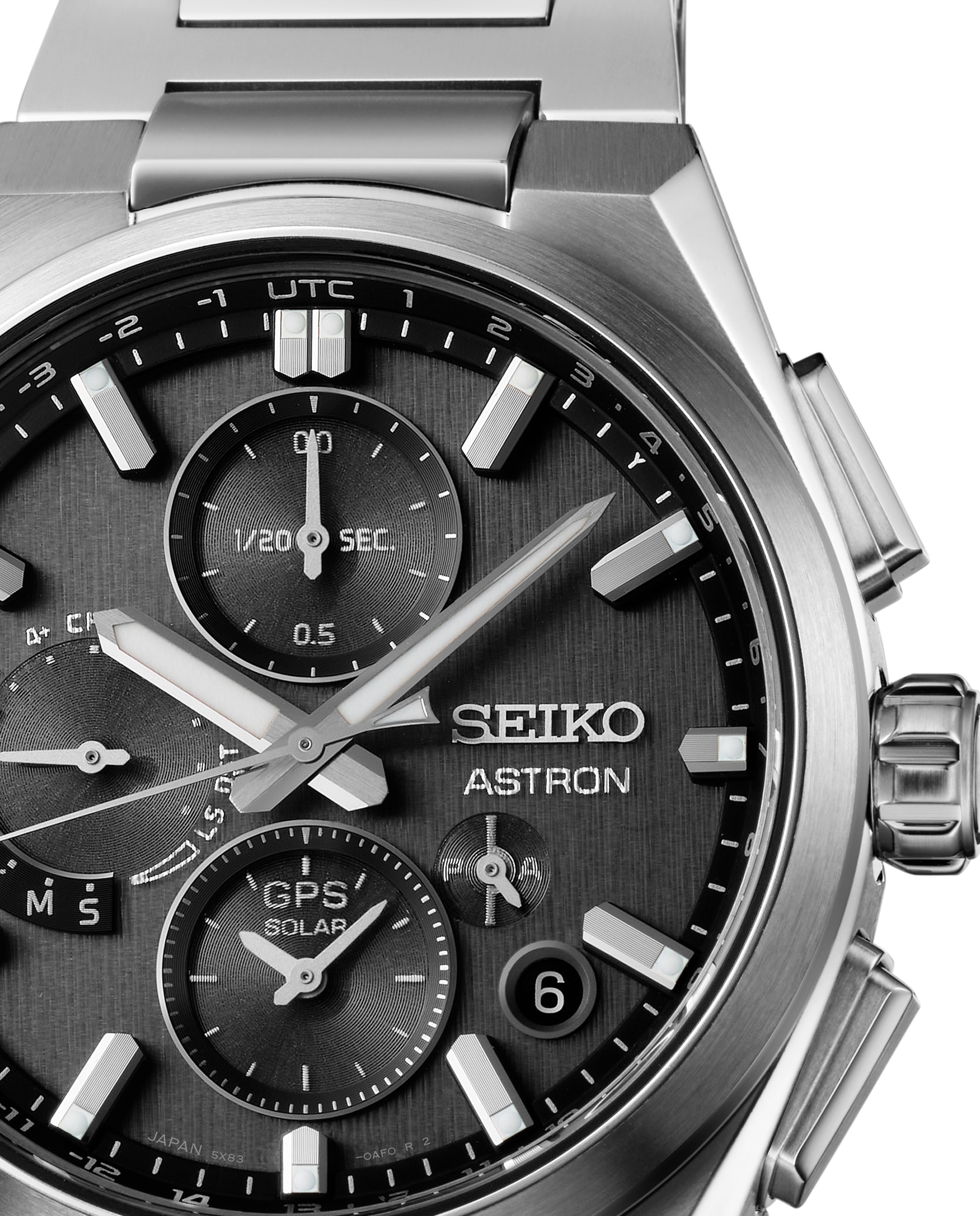 Relógio Astron Ssh163j1 de Titânio e Bracelete Prateada Prata-2