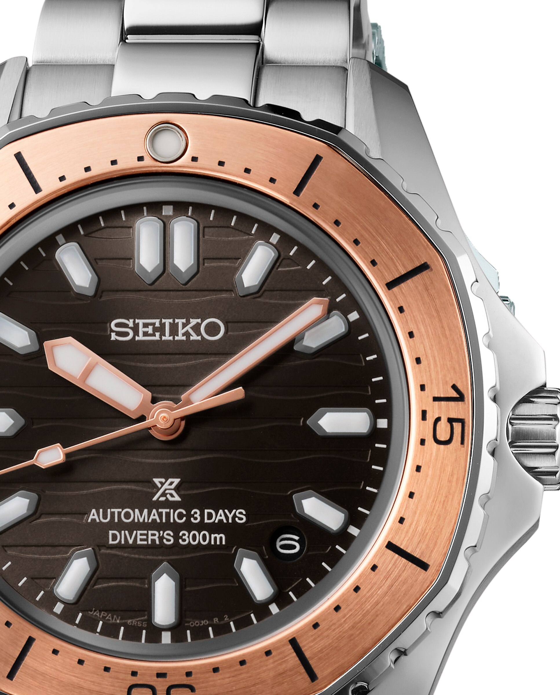 Relógio Prospex Spb485j1 Automático de Aço e Bracelete Prateada Prata-2