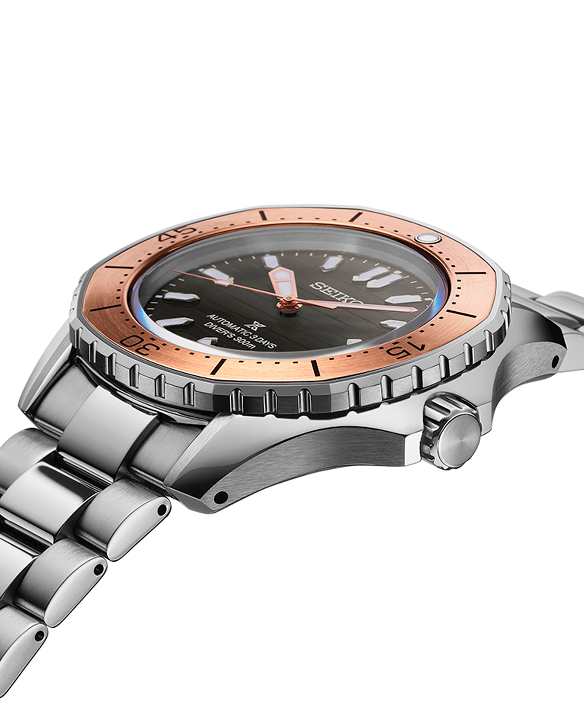 Relógio Prospex Spb485j1 Automático de Aço e Bracelete Prateada Prata-3