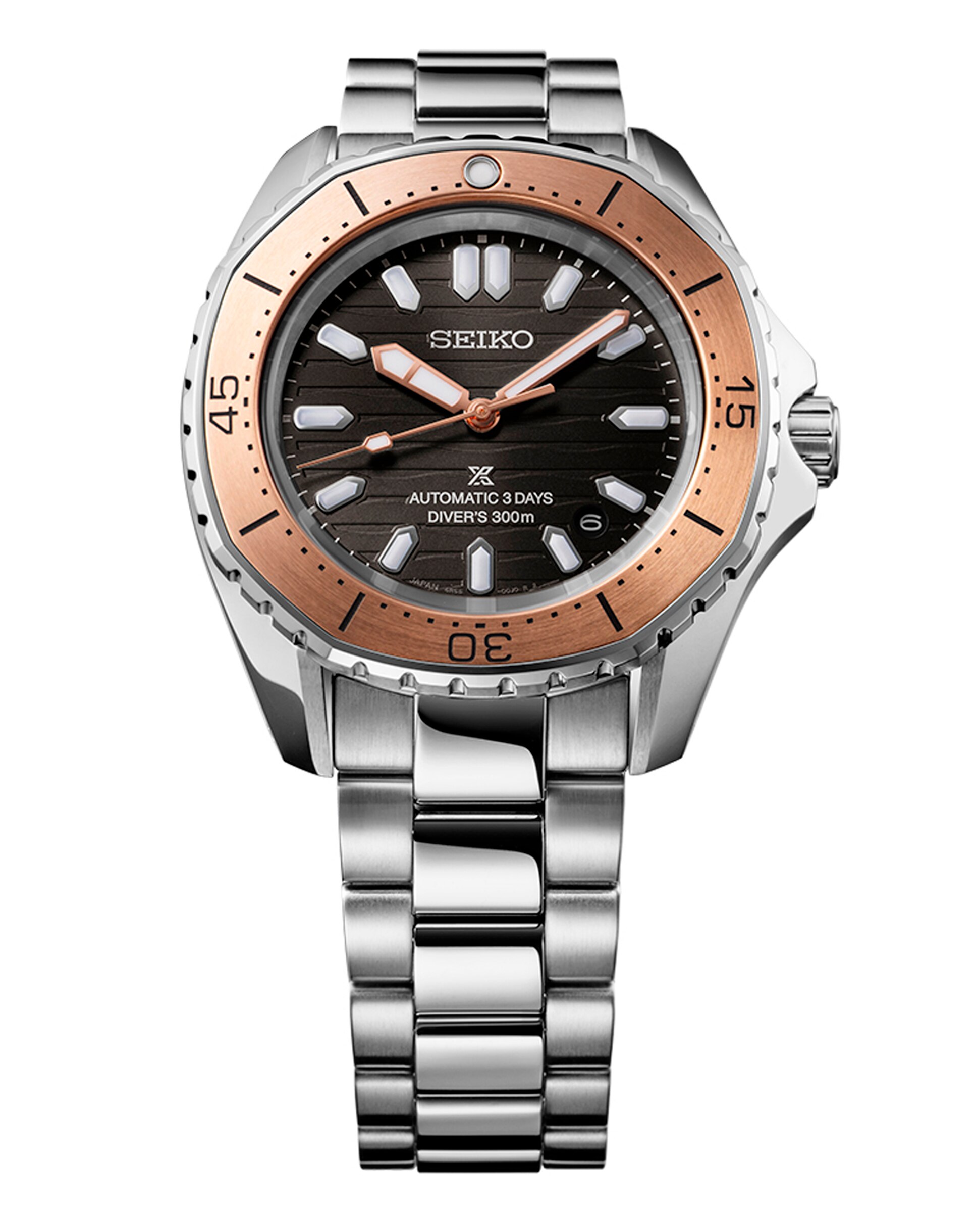 Relógio Prospex Spb485j1 Automático de Aço e Bracelete Prateada Prata-4