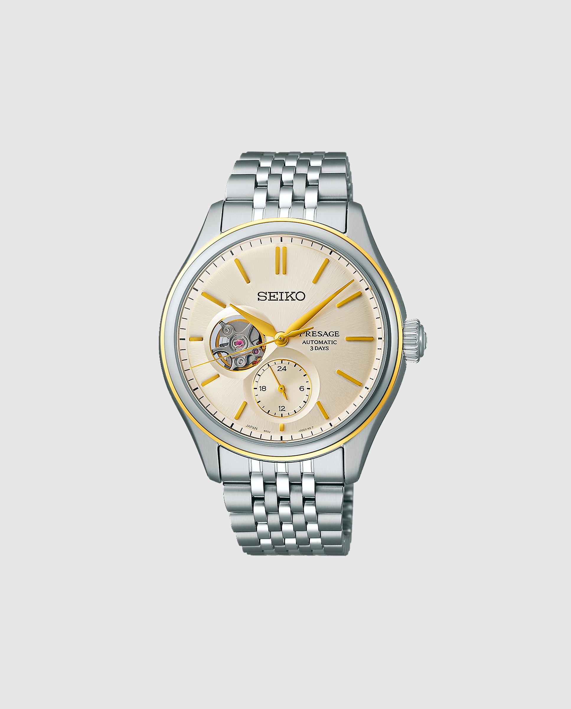 Relógio Presage Spb480j1 Automático de Aço e Bracelete Prateada Prata-1