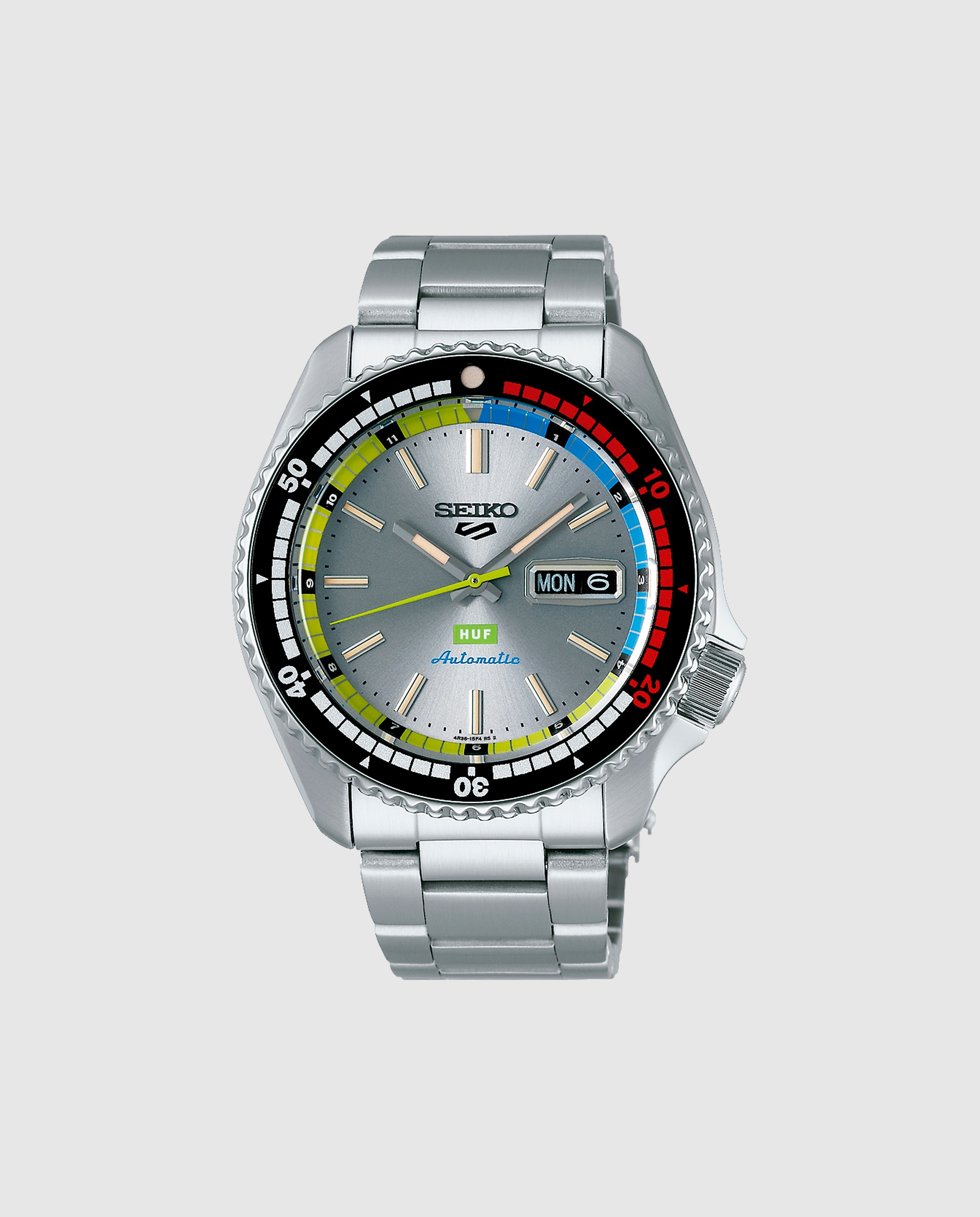 Imagem 0 de Relógio 5 Sports Srpl33k1 Automático de Aço e Bracelete Prateada