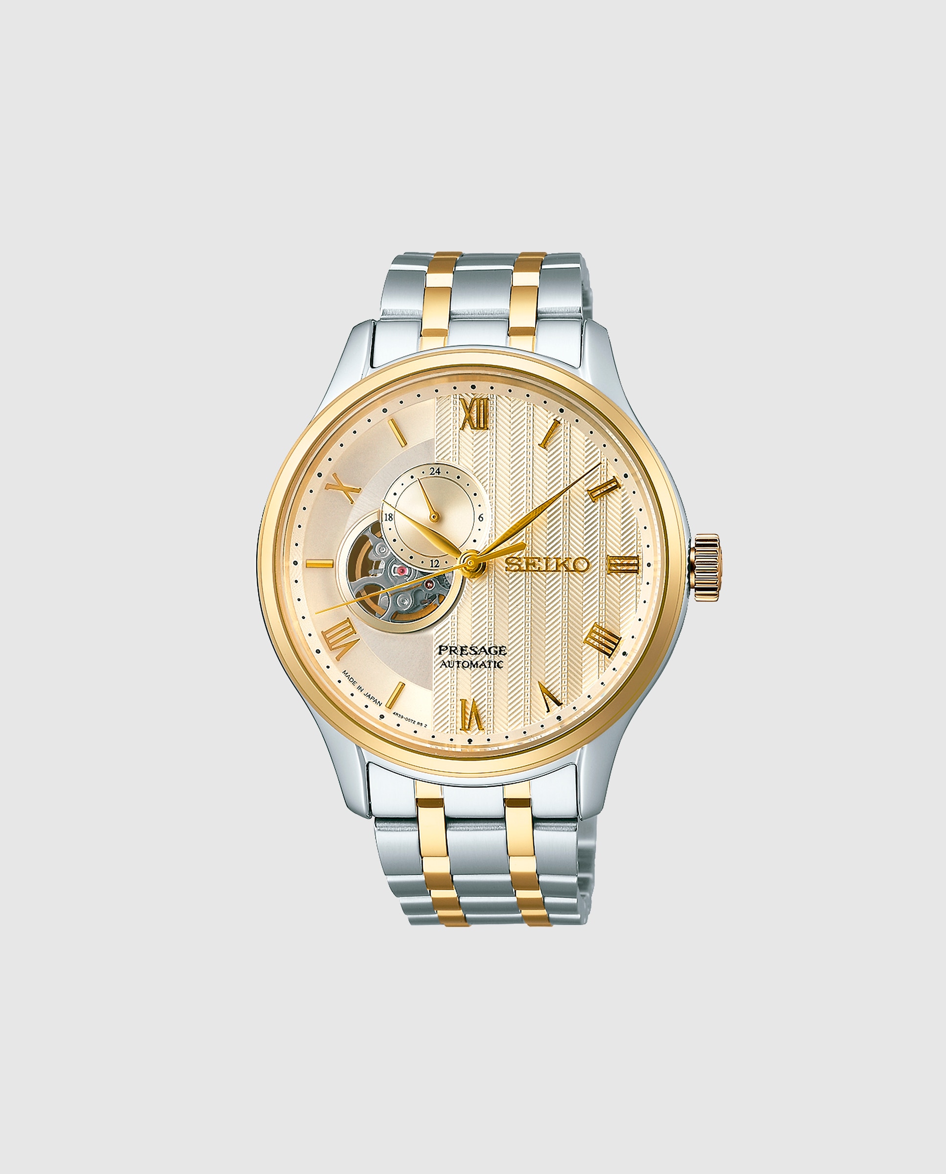 Relógio Presage Ssa464j1 Automático de Aço e Bracelete Prateada Prata-1