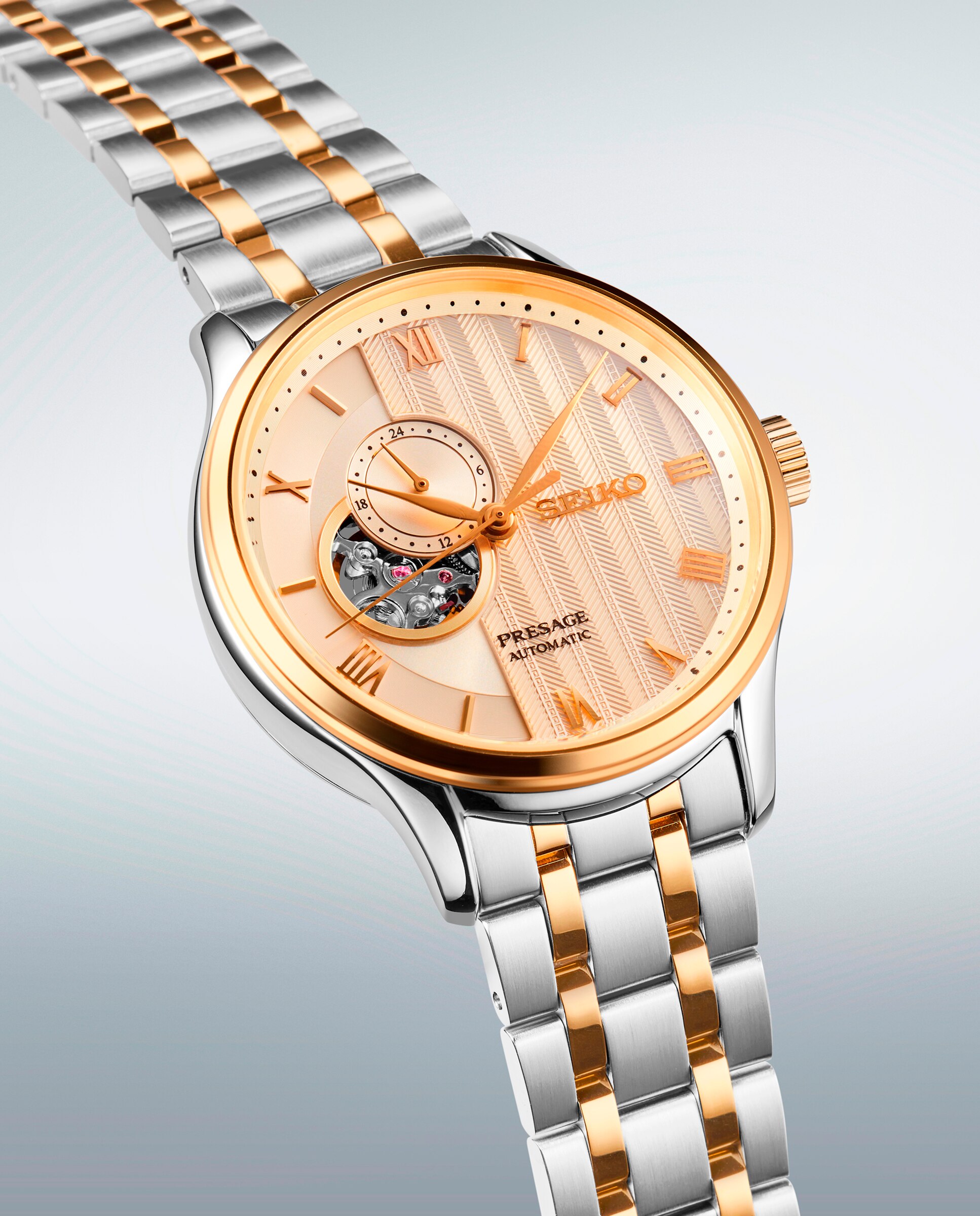 Relógio Presage Ssa464j1 Automático de Aço e Bracelete Prateada Prata-3