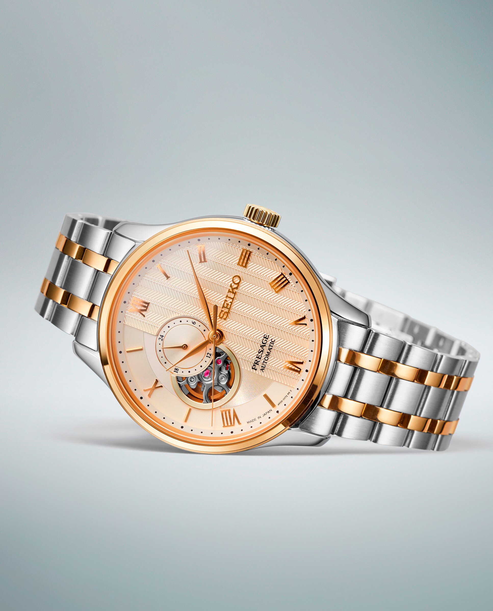 Relógio Presage Ssa464j1 Automático de Aço e Bracelete Prateada Prata-4