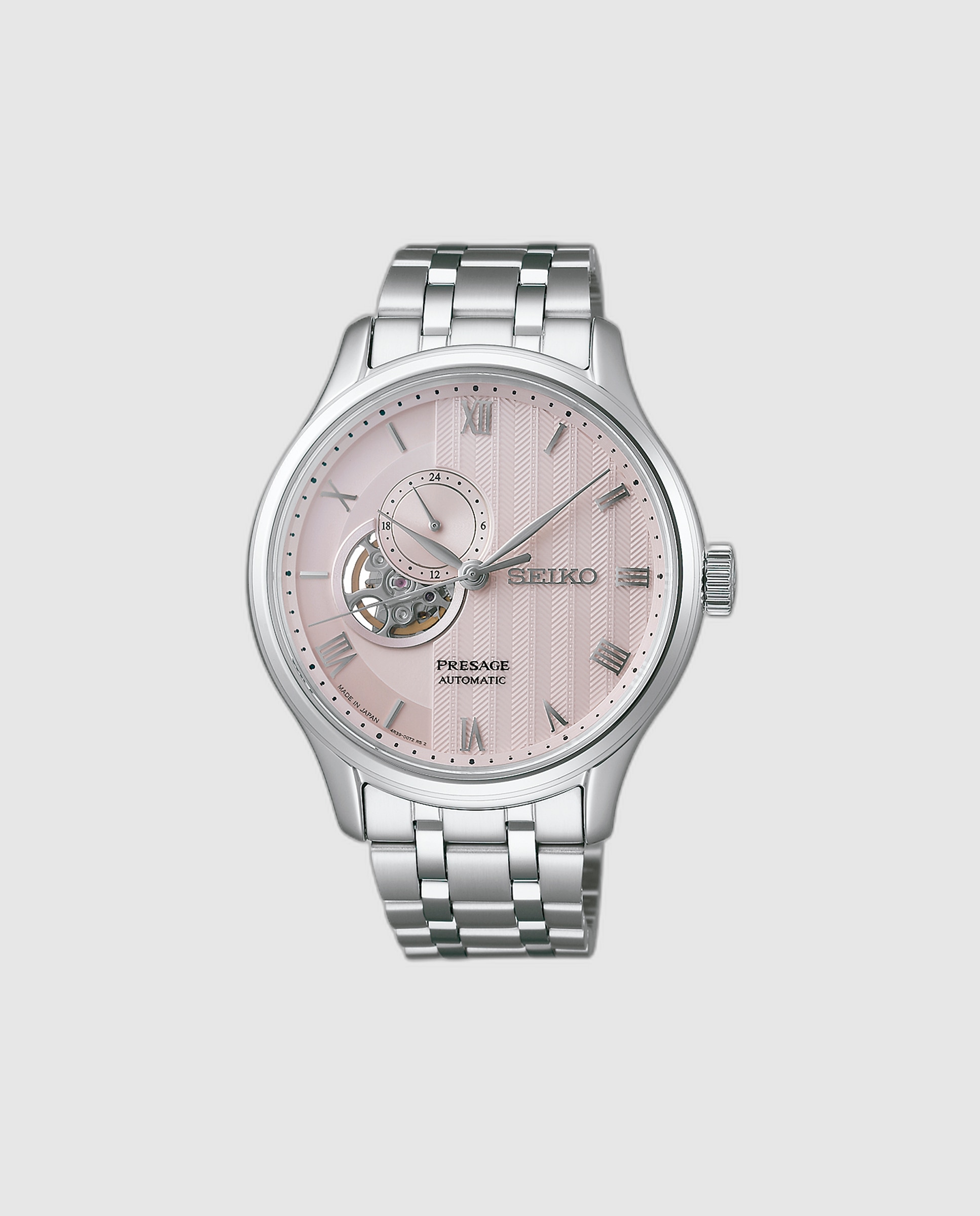 Relógio Presage Ssa465j1 Automático de Aço e Bracelete Prateada Prata-1