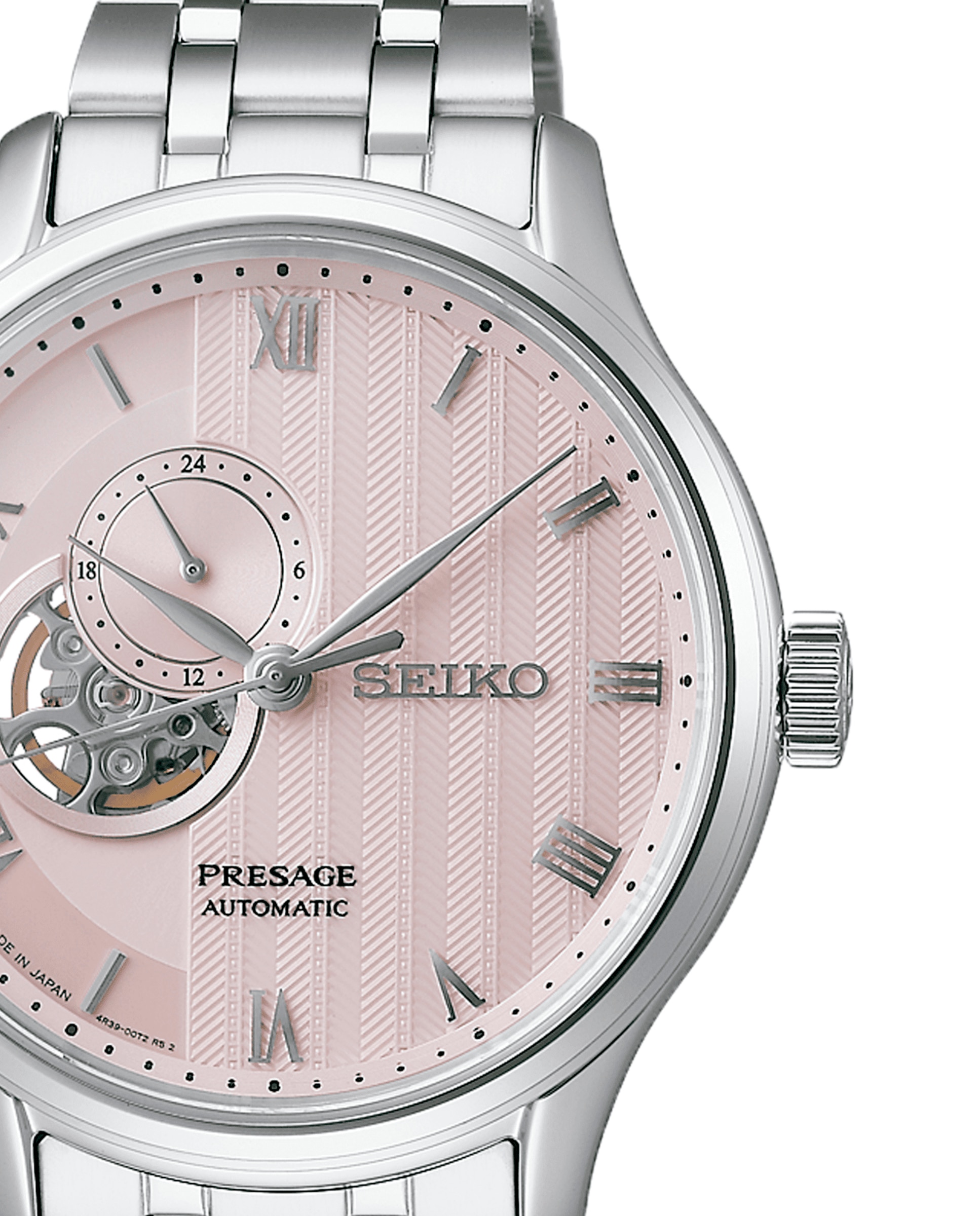 Relógio Presage Ssa465j1 Automático de Aço e Bracelete Prateada Prata-2