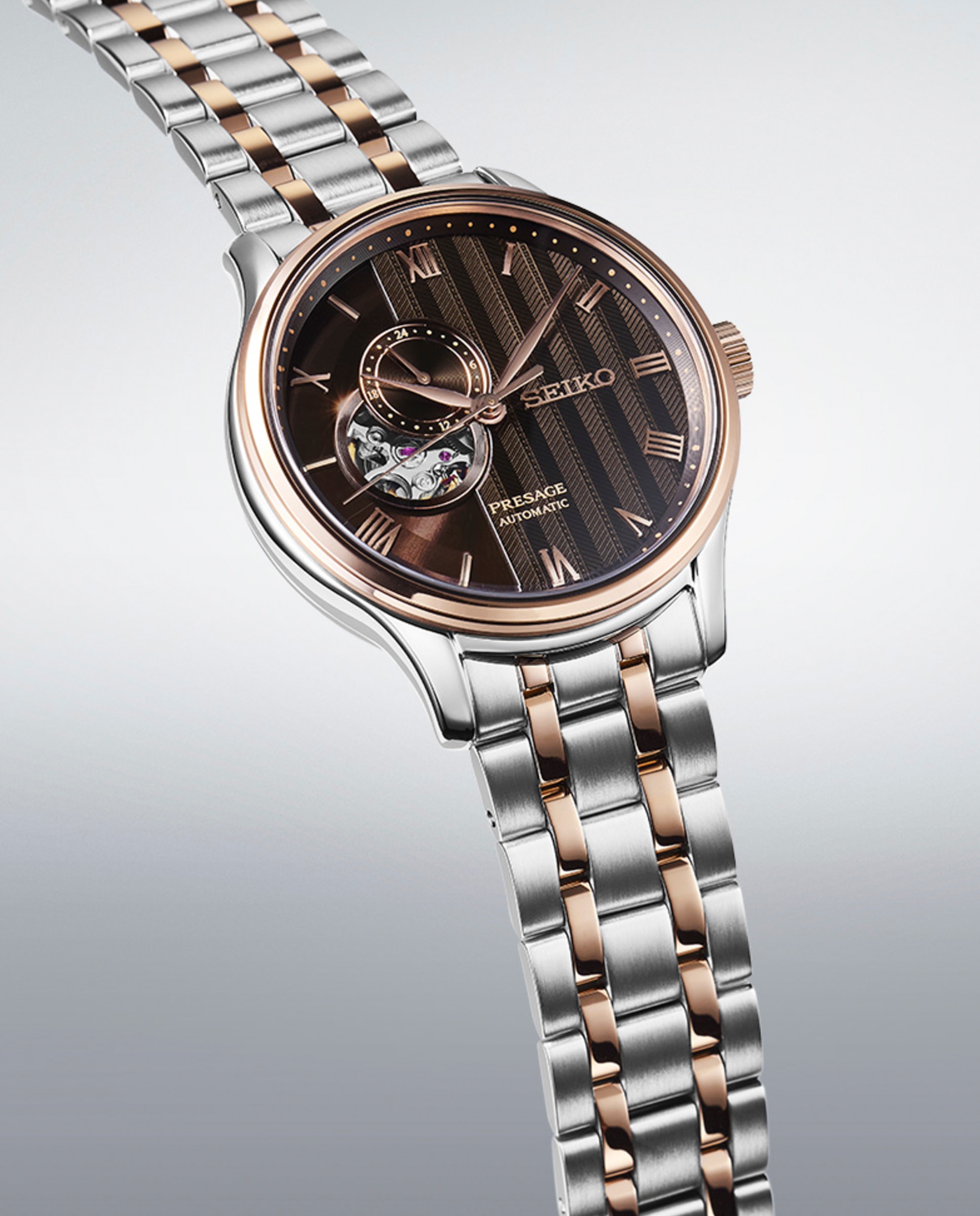 Relógio Presage Ssa466j1 Automático de Aço e Bracelete Prateada Prata-3