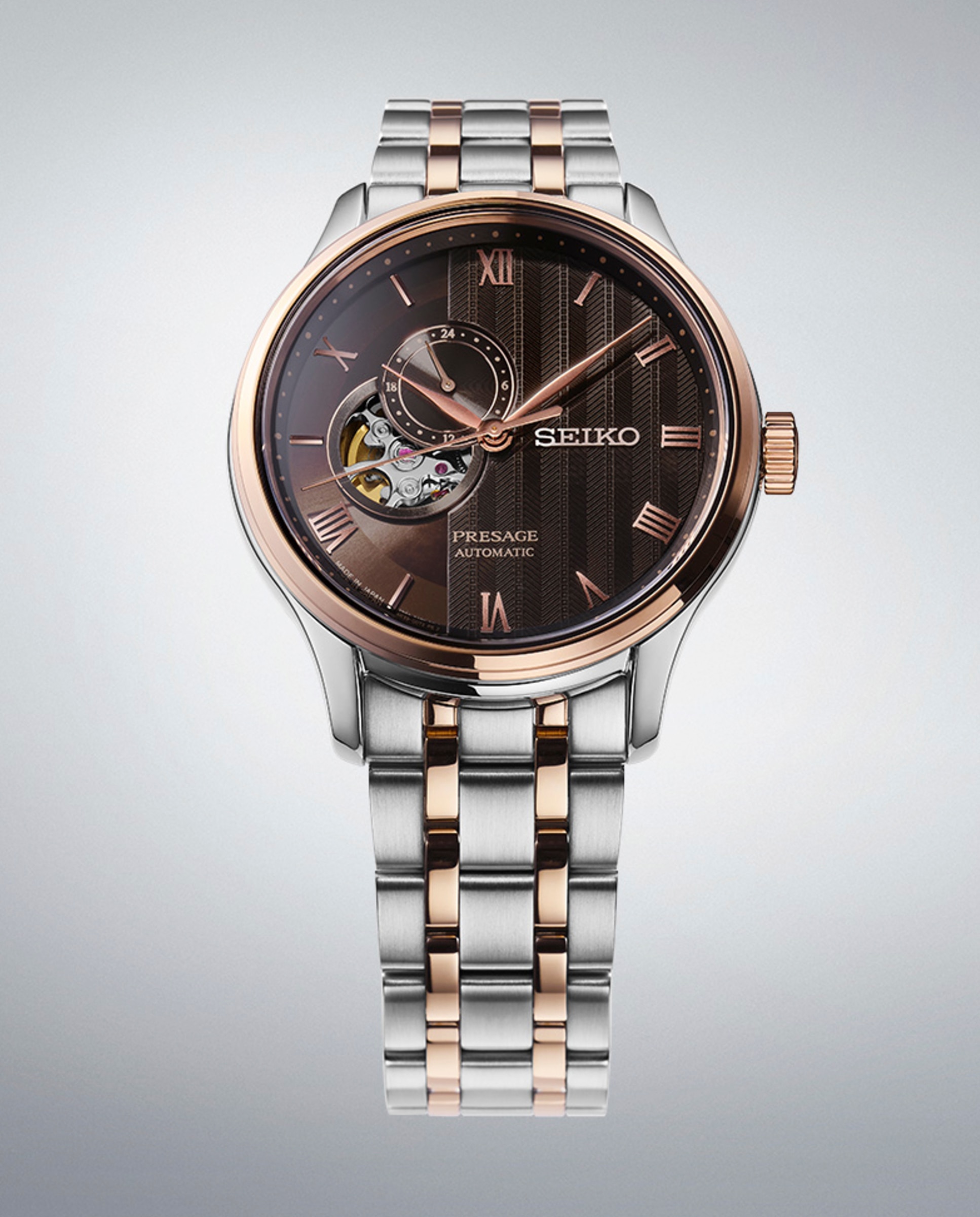 Relógio Presage Ssa466j1 Automático de Aço e Bracelete Prateada Prata-4