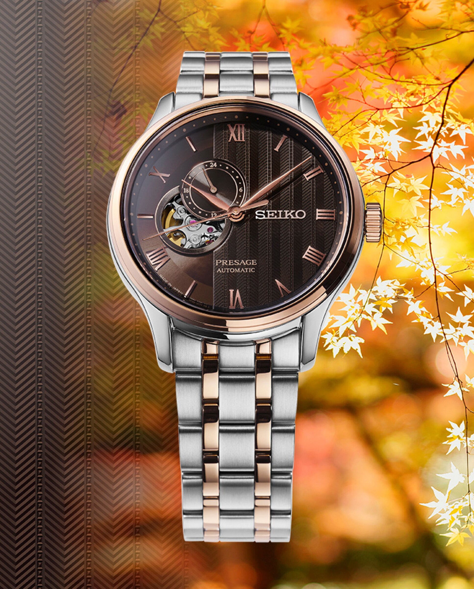 Relógio Presage Ssa466j1 Automático de Aço e Bracelete Prateada Prata-5