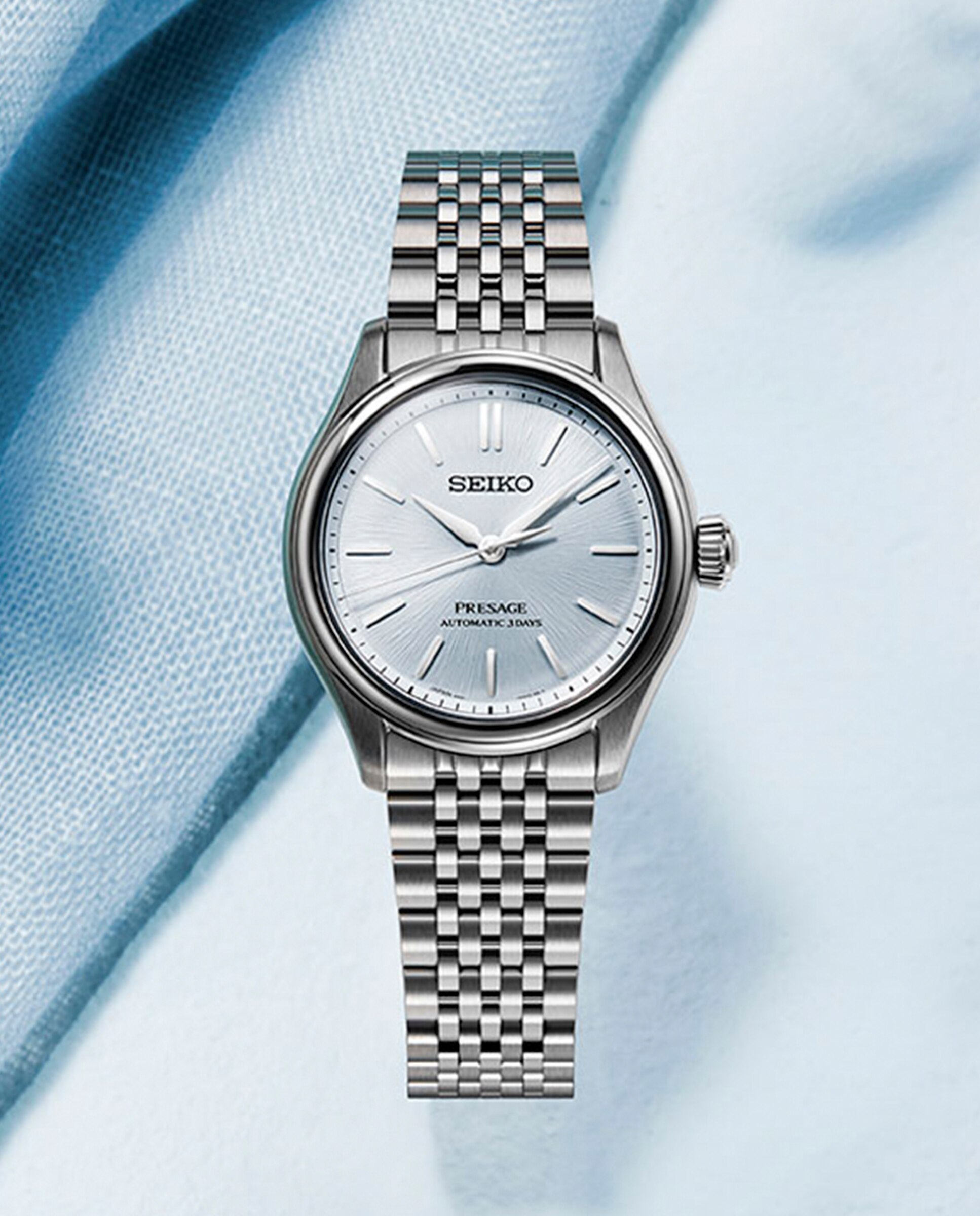 Relógio Presage Spb521j1 Automático de Aço e Bracelete Prateada Prata-6