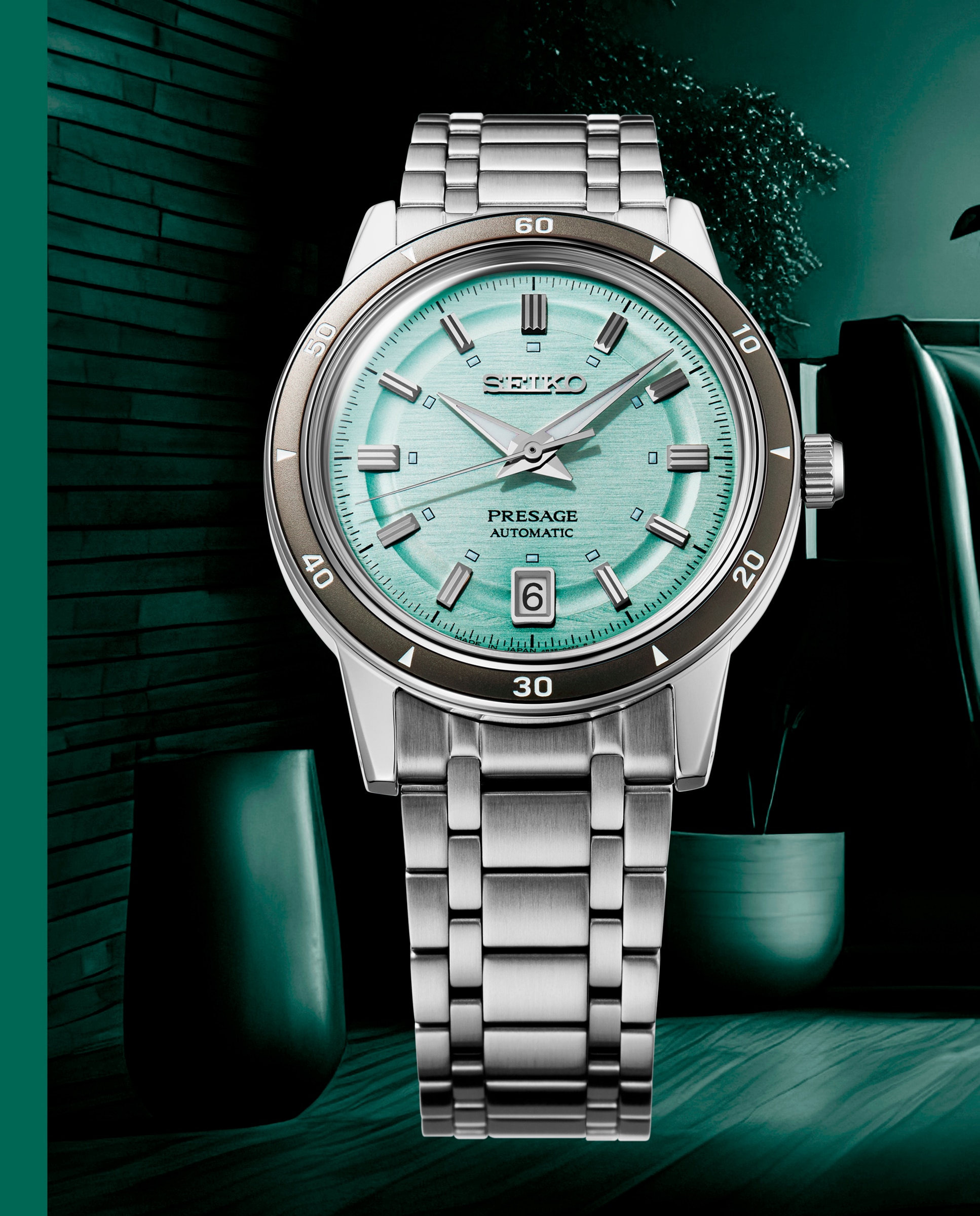 Relógio Presage Srpl71j1 Automático de Aço e Bracelete Prateada Prata-4