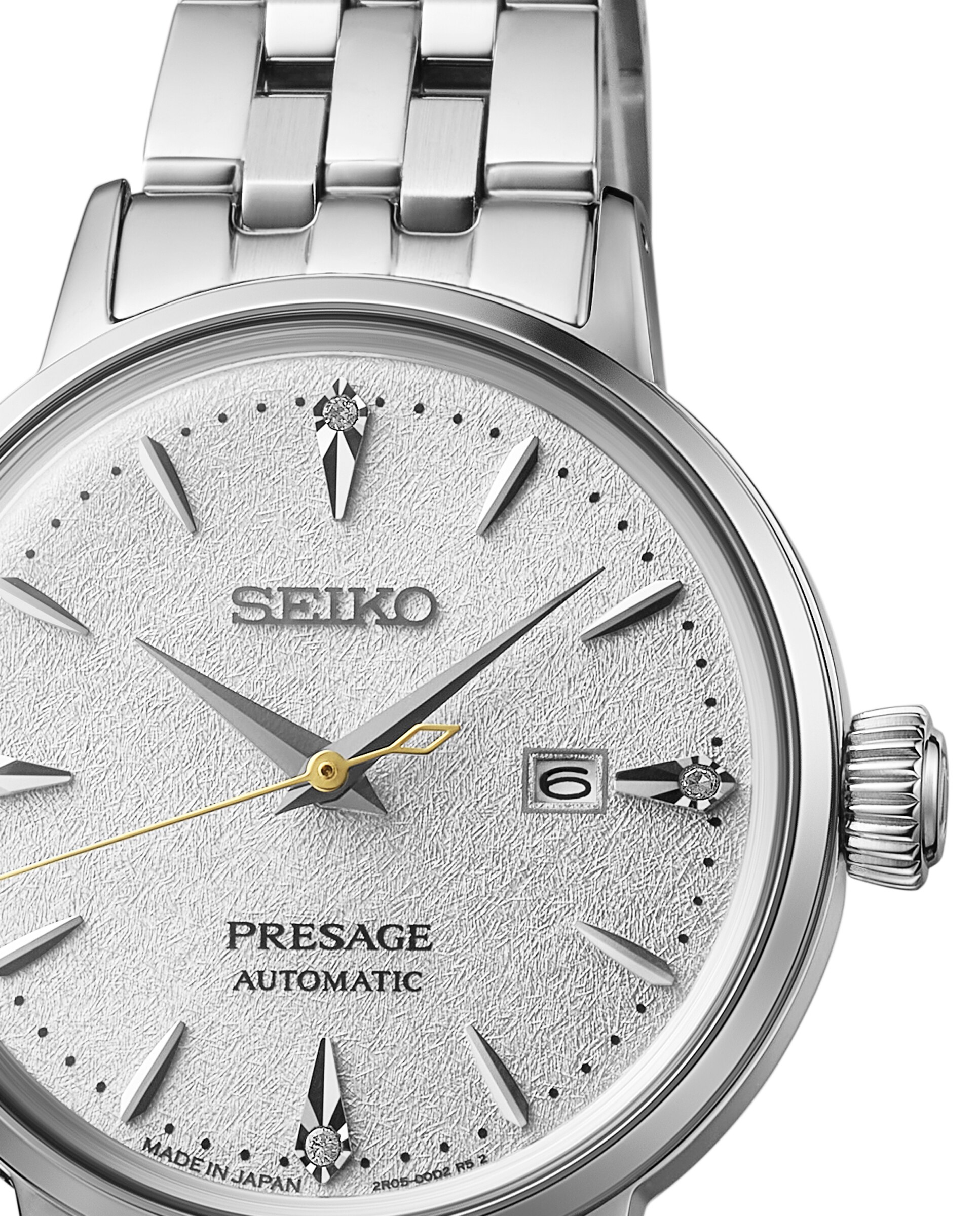 Relógio Presage Sre017j1 Automático de Aço e Bracelete Prateada Prata-2