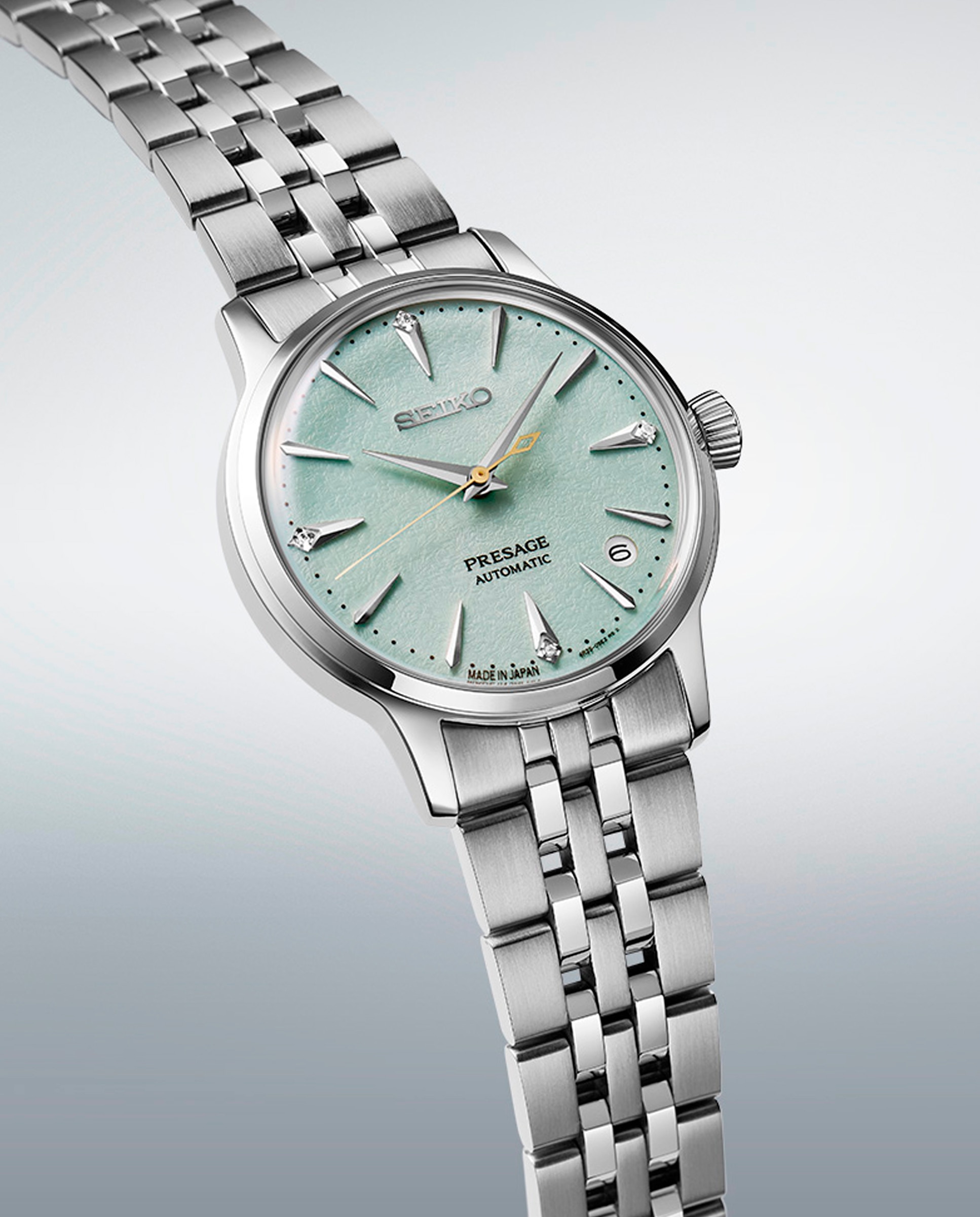 Relógio Presage Srpl63j1 Automático de Aço e Bracelete Prateada Prata-4