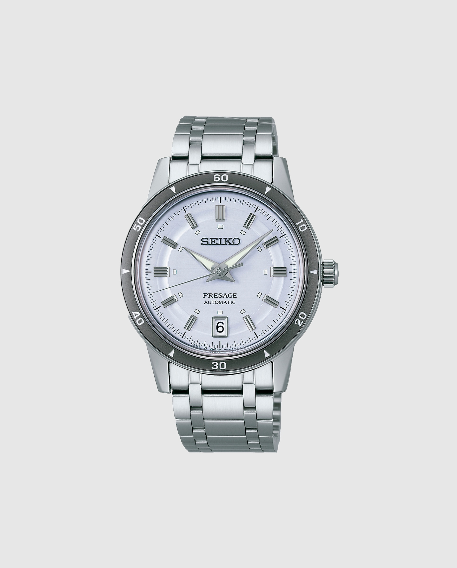 Relógio Presage Srpl73j1 Automático de Aço e Bracelete Prateada Prata-1