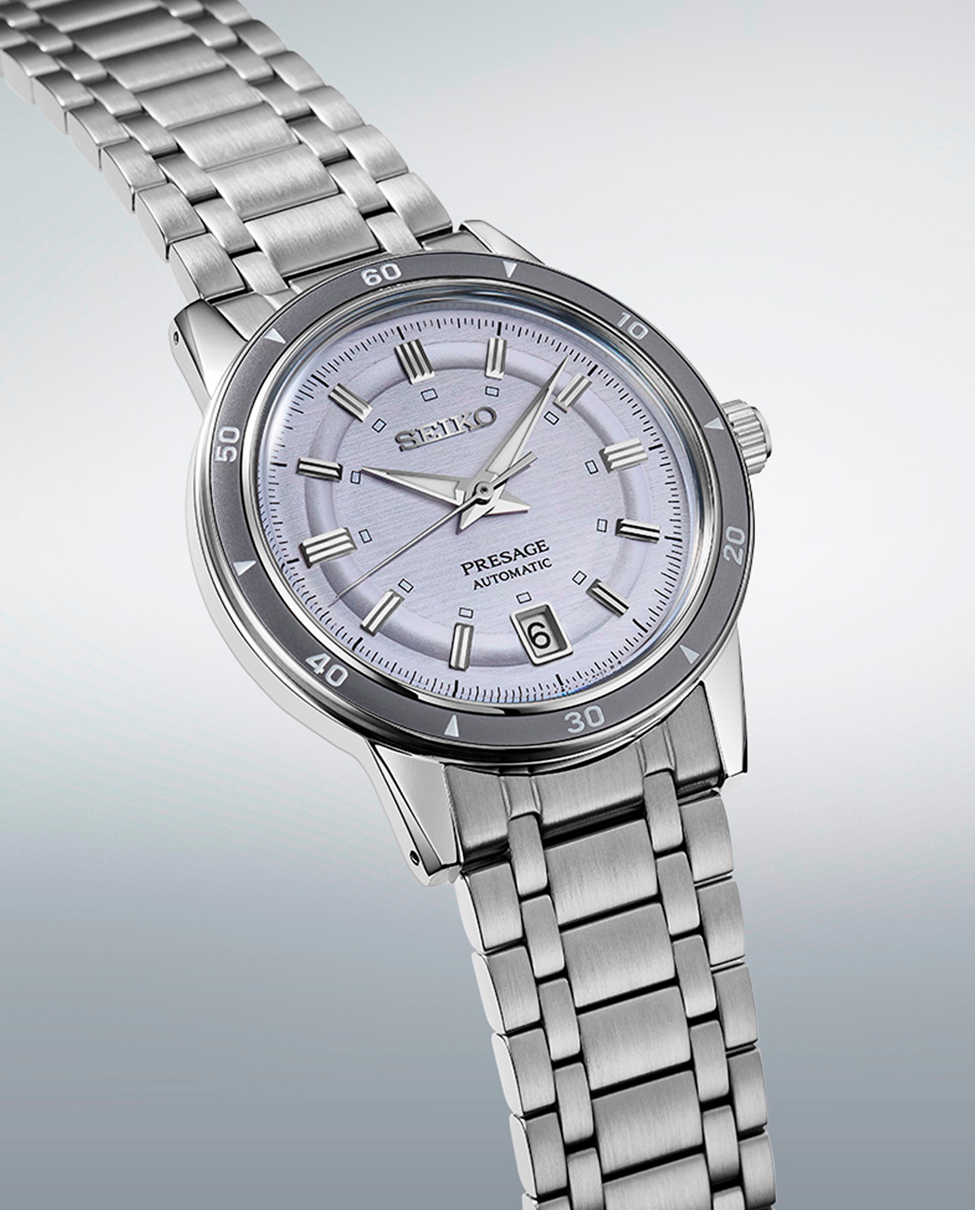 Relógio Presage Srpl73j1 Automático de Aço e Bracelete Prateada Prata-3