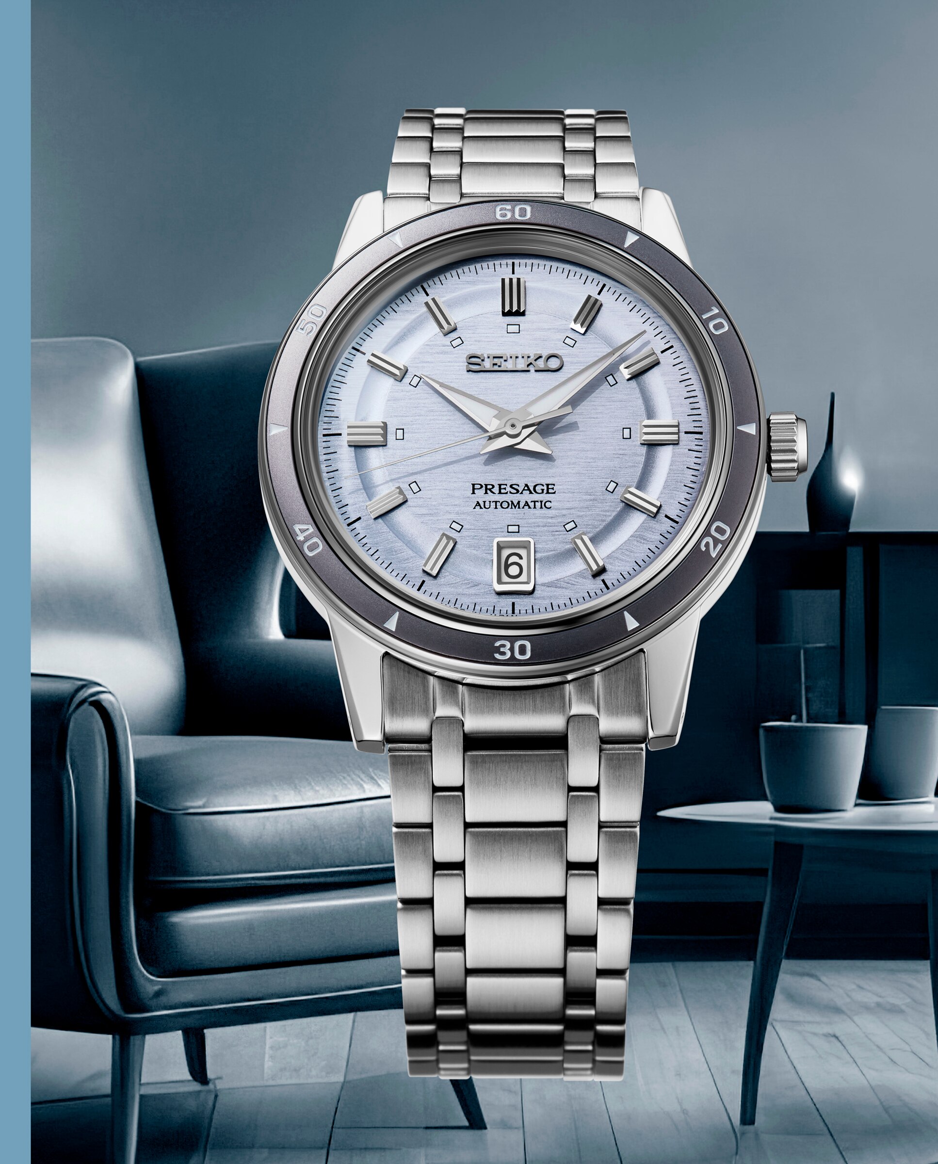 Relógio Presage Srpl73j1 Automático de Aço e Bracelete Prateada Prata-4